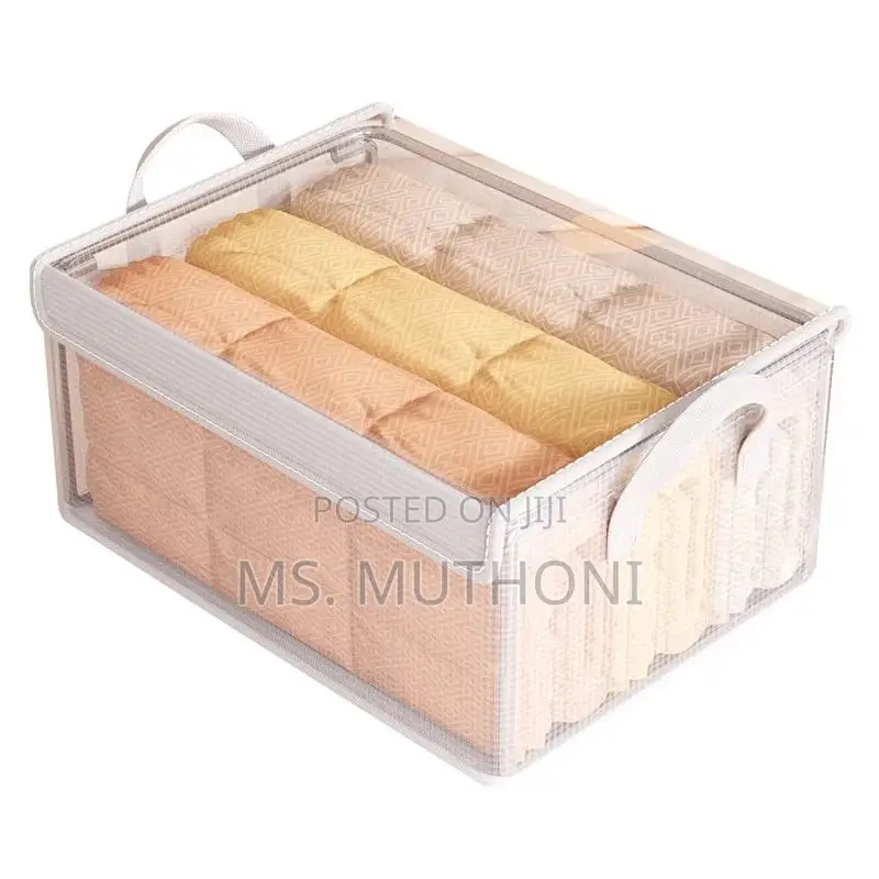 Thick Transparent Fabric Closet Organizer