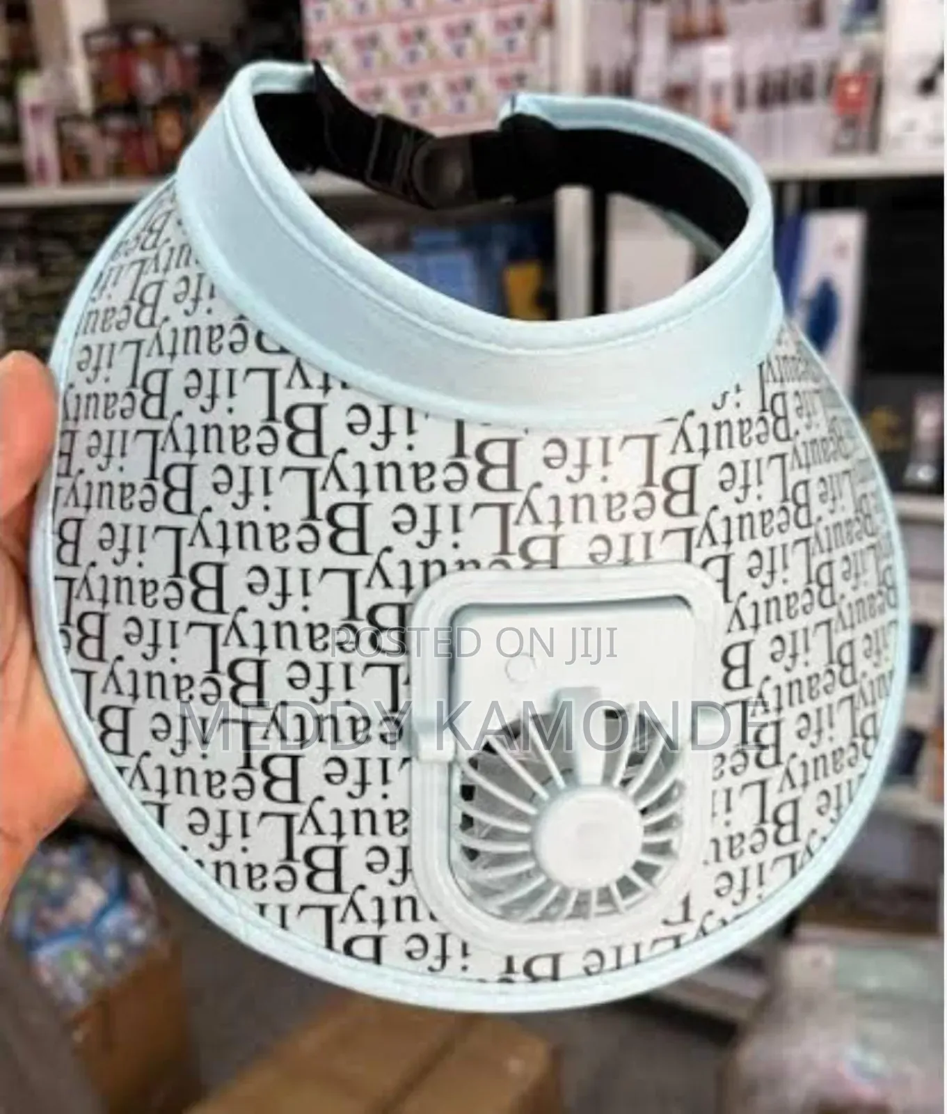 Sunny Visor Hat With Fan