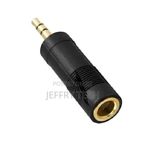 3.5mm Male Plug To 6.35mm 1/4 Inch Female Jack Stereo Audio