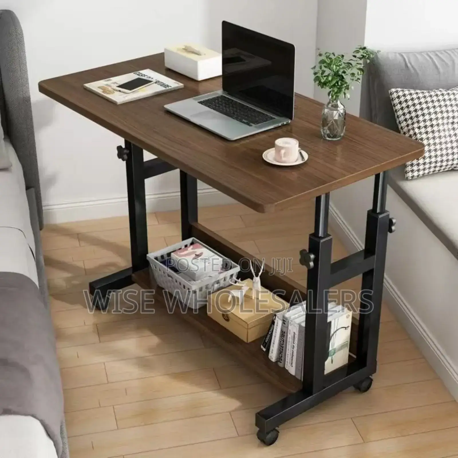 *Laptop Table* Sturdy And Safe! Comes With Wheels•