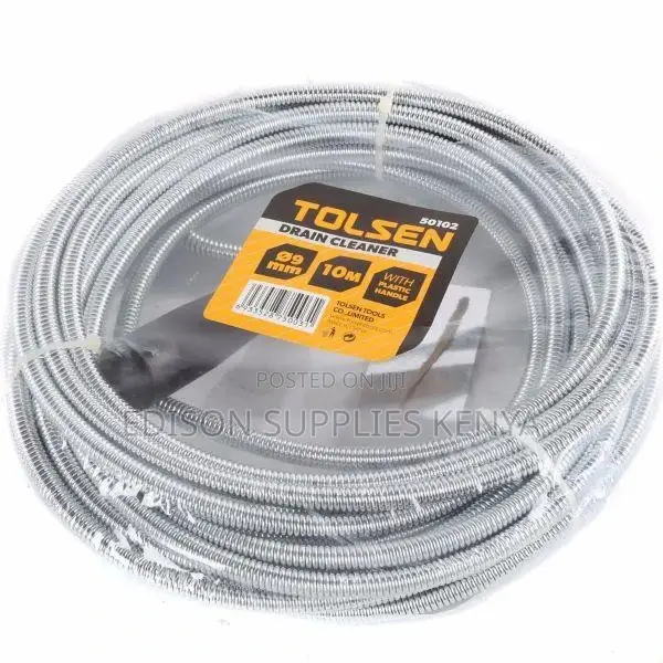 Drain Cleaner Tolsen Metal Drain Unclogger Snake 3m /5m/ 10m