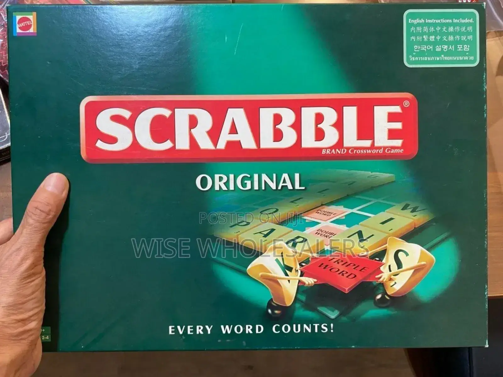* Scrabble 100 Letter Tiles Board Game* 
