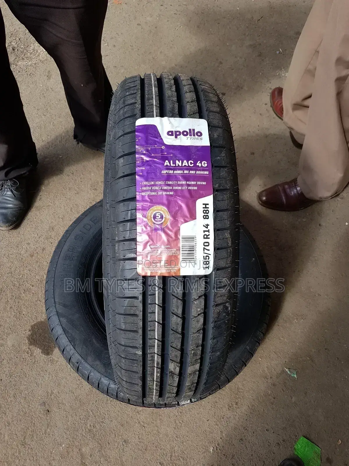 185 /70 R14 Apollo TYRES (INDIA)