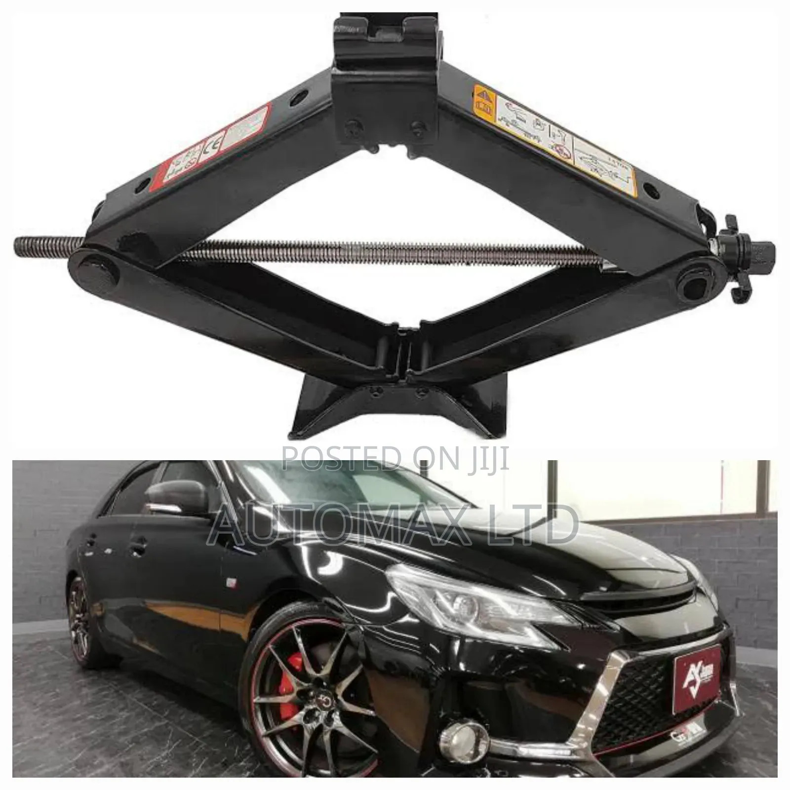 Toyota Mark X, Ex-Japan Scissors Wheel Lift Jack,