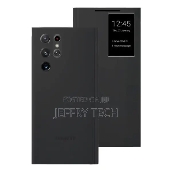 New Smart Clear View Case Design for Galaxy S22 Ultra