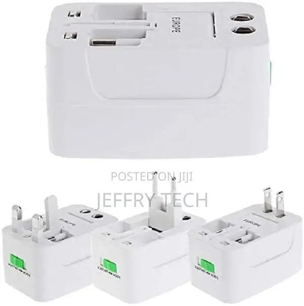All in 1 EU UK US Plug International Adapter