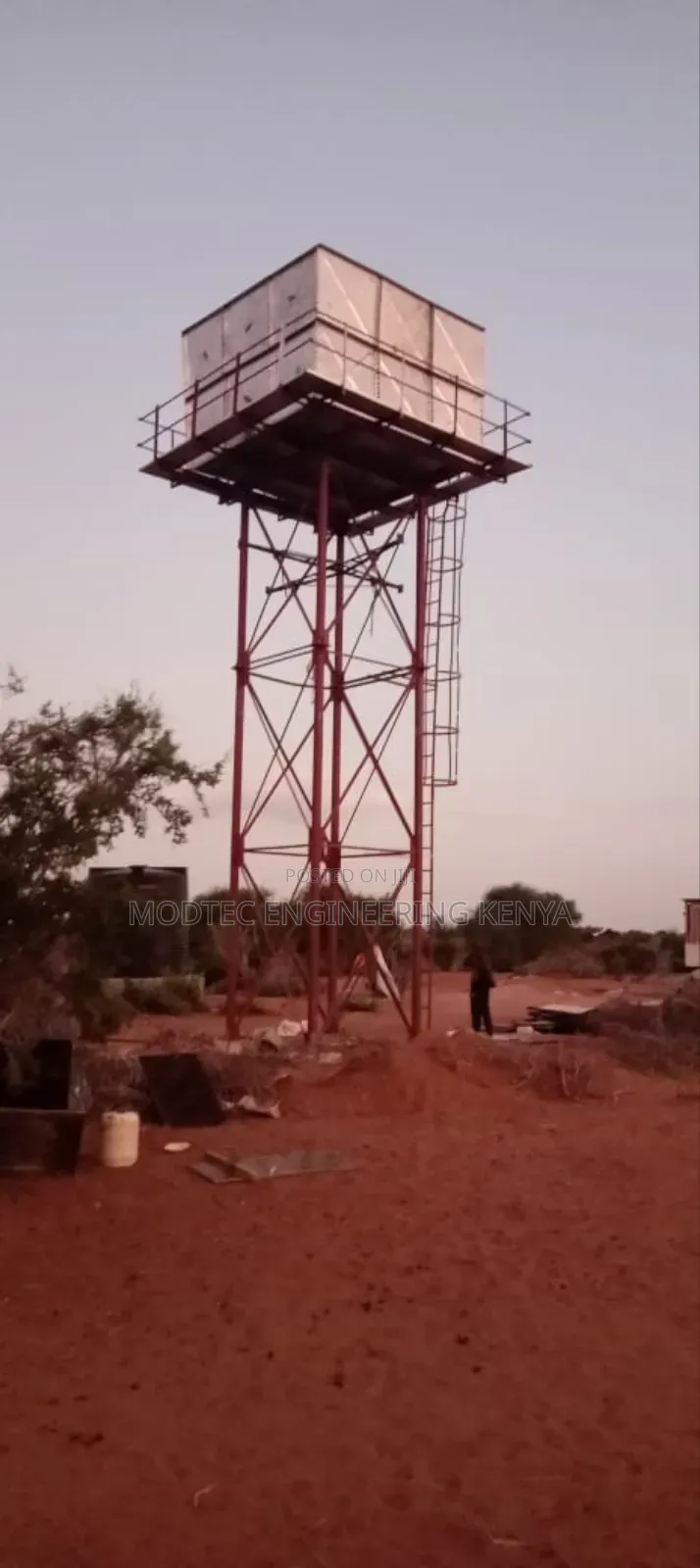 Modtec: Steel Tank Water Towers With Capacity of 10000ltrs