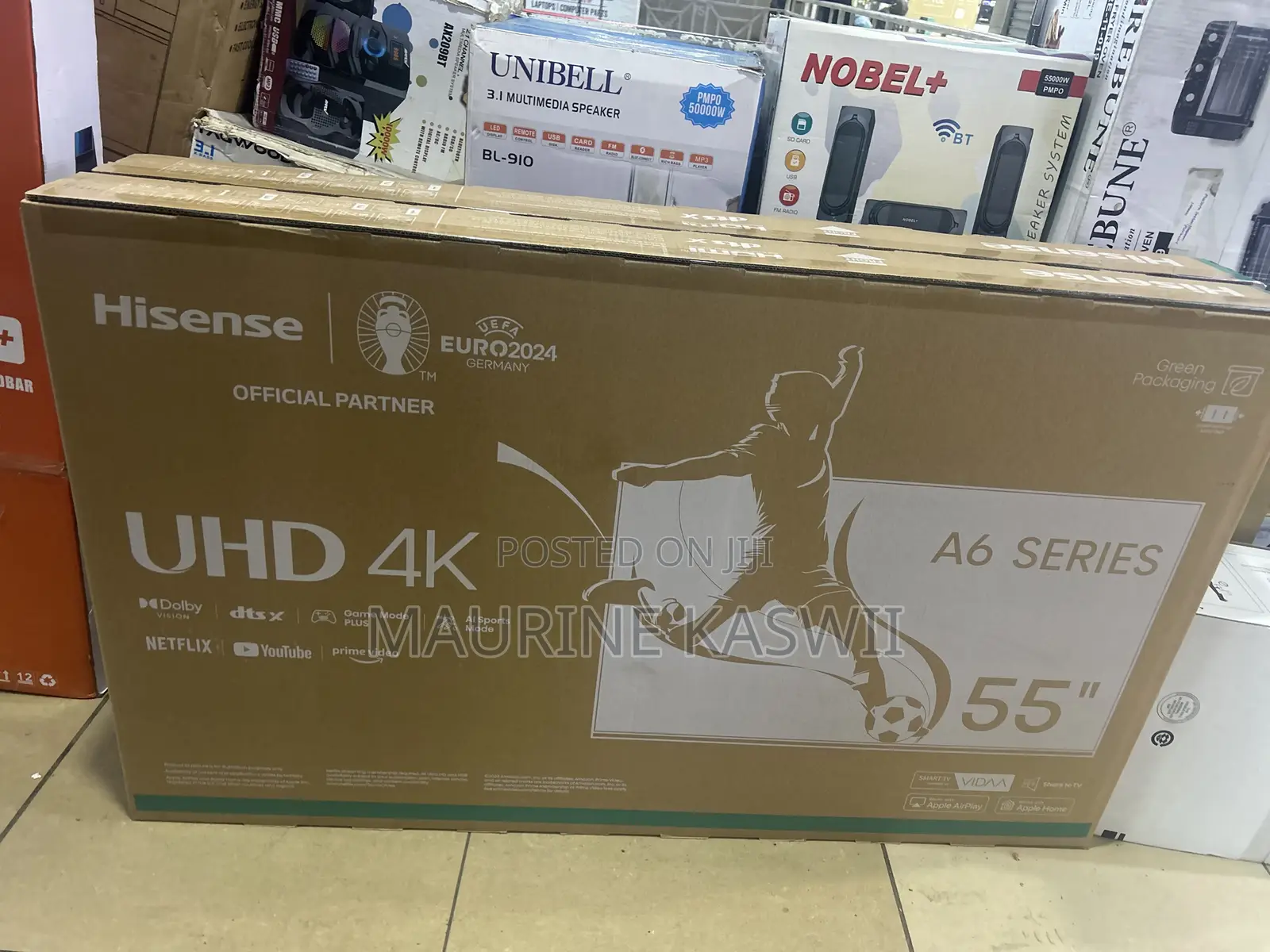 Hisense 55"Uhd Smart Tv Vidaa 55 A61k
