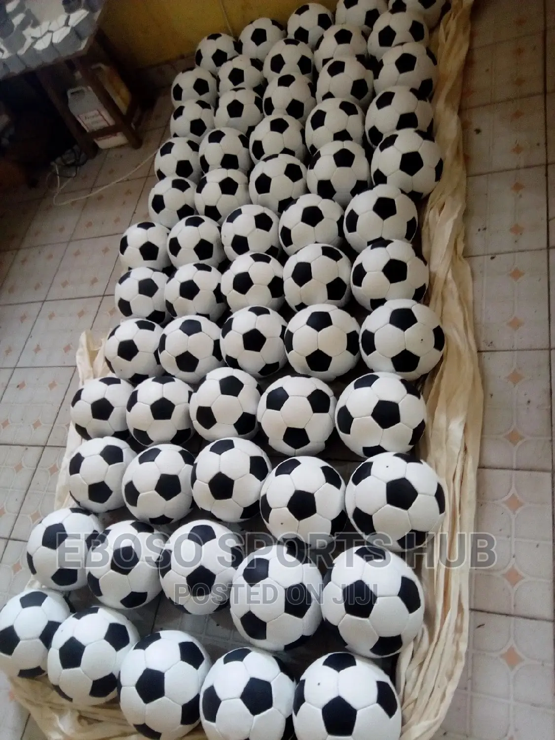 Black And White Leather Football Original Size 5