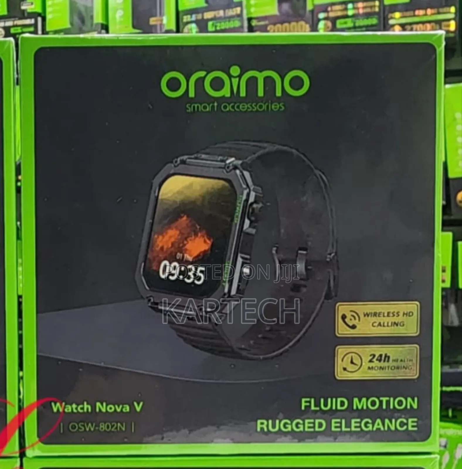 Oraimo Smart Watch Nova v Osw-802n Hd Video Watch Faces