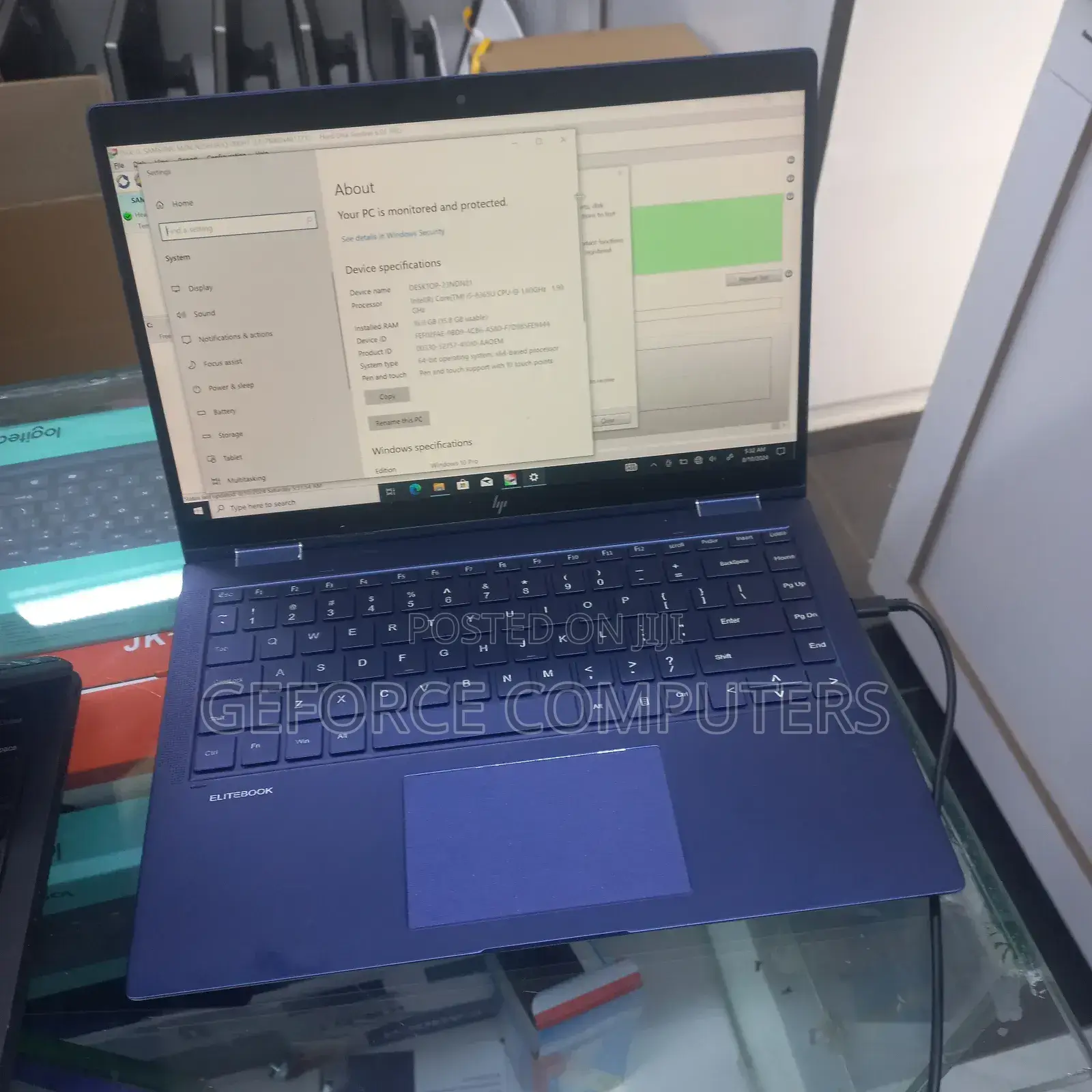 Laptop HP EliteBook 1040 G6 8GB Intel Core I7 SSD 256GB