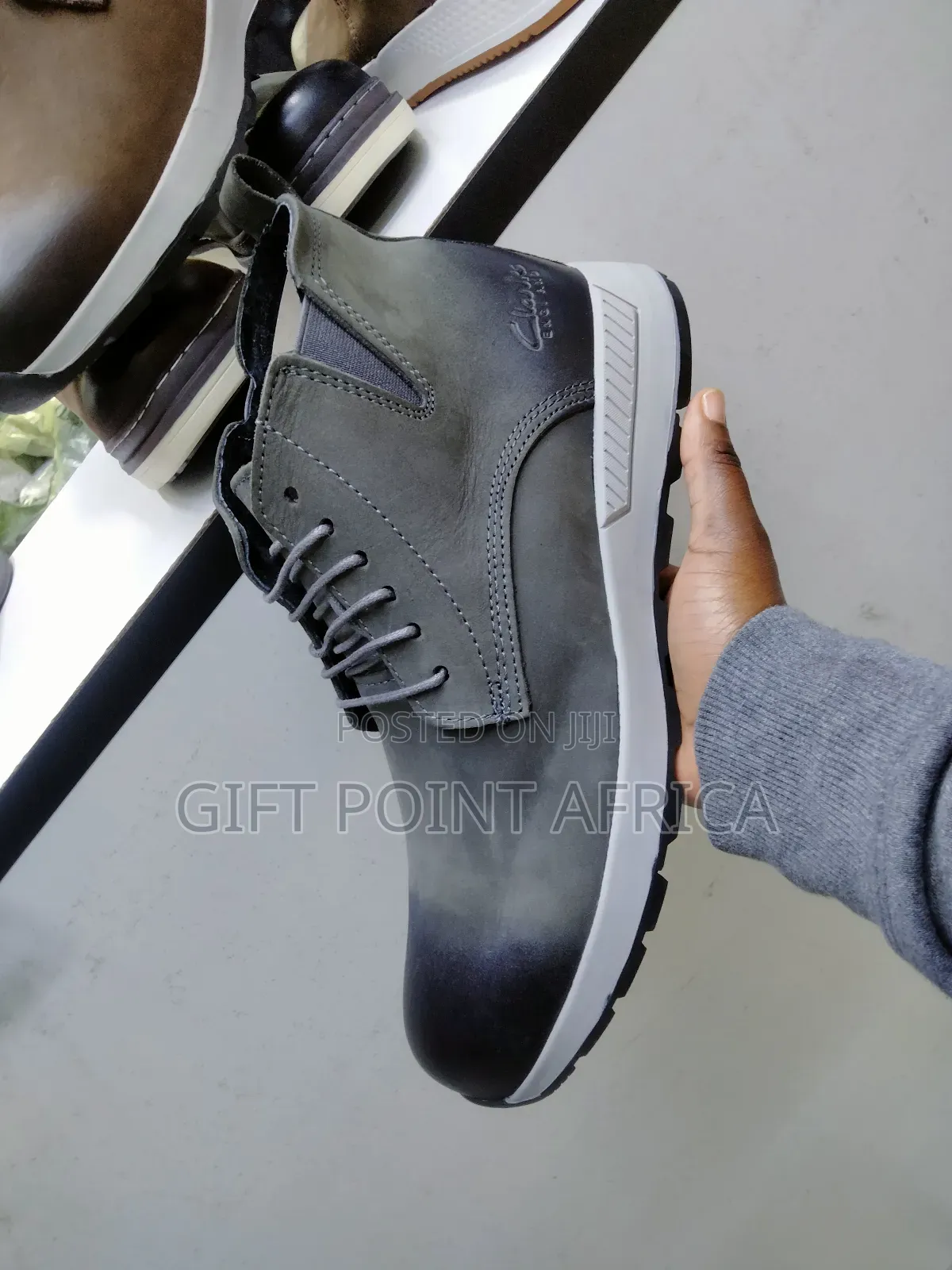 Clarks Leather Boots Shoes for Men