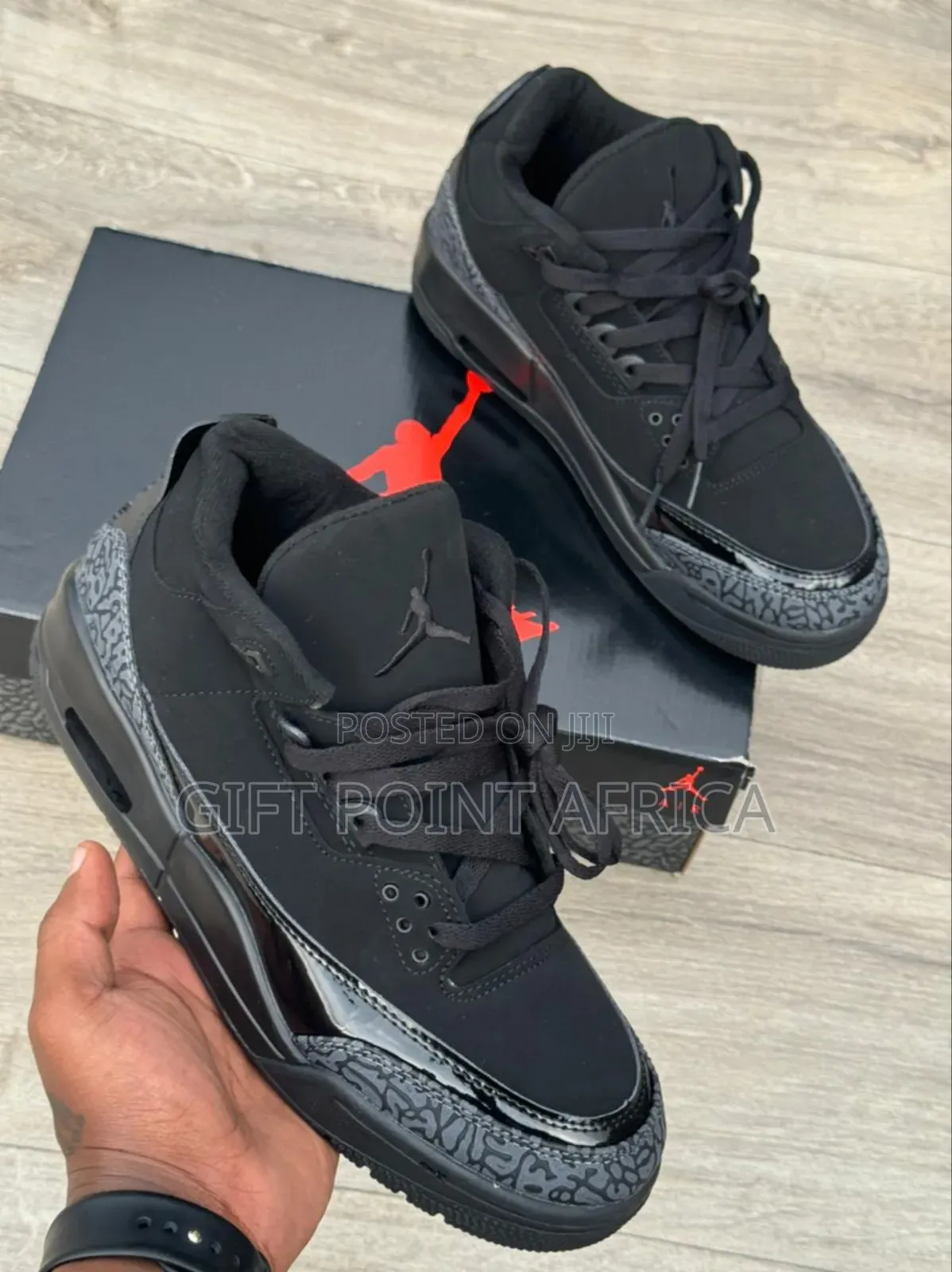 Air Jordan 3 Black Cat Sneakers