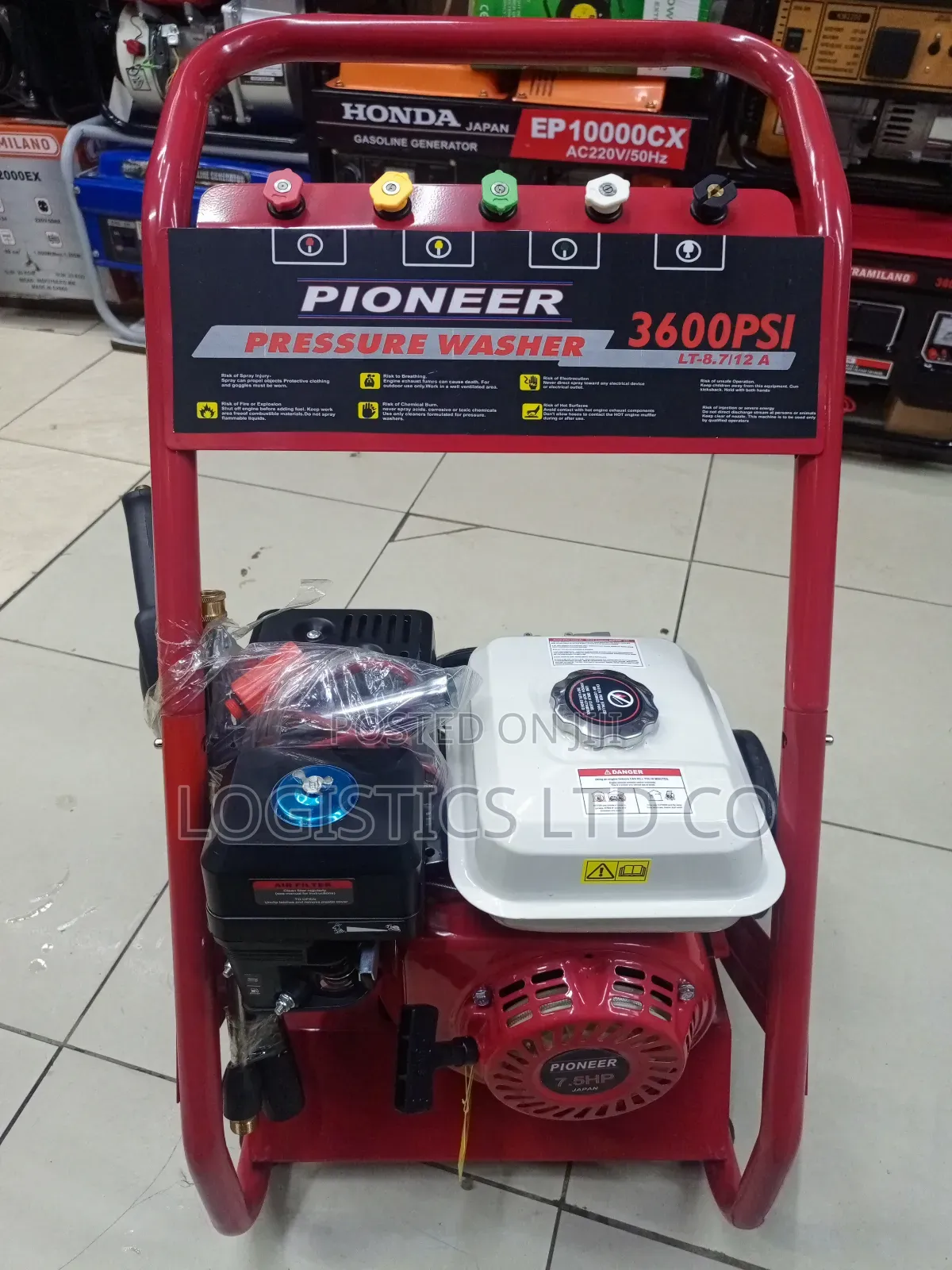 Pioneer Japan 3600PSI Petrol Car Wash Machine 7.5HP