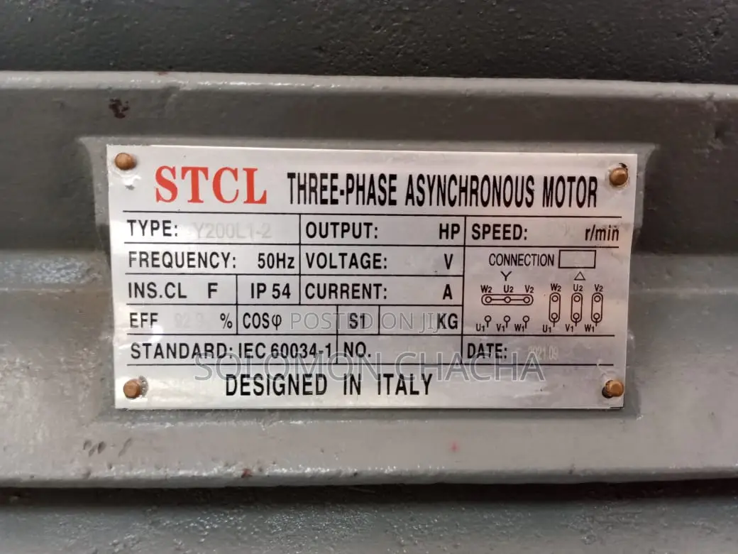 STCL Italy 75hp 3 Phase High Speed Electric Motor