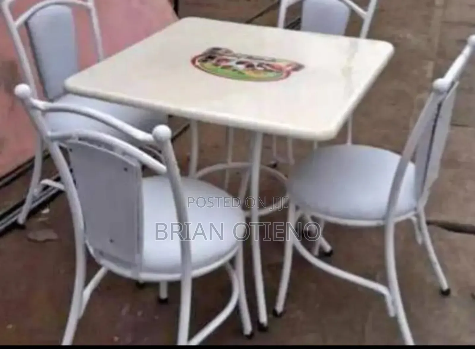 White New Model Restaurant Seats