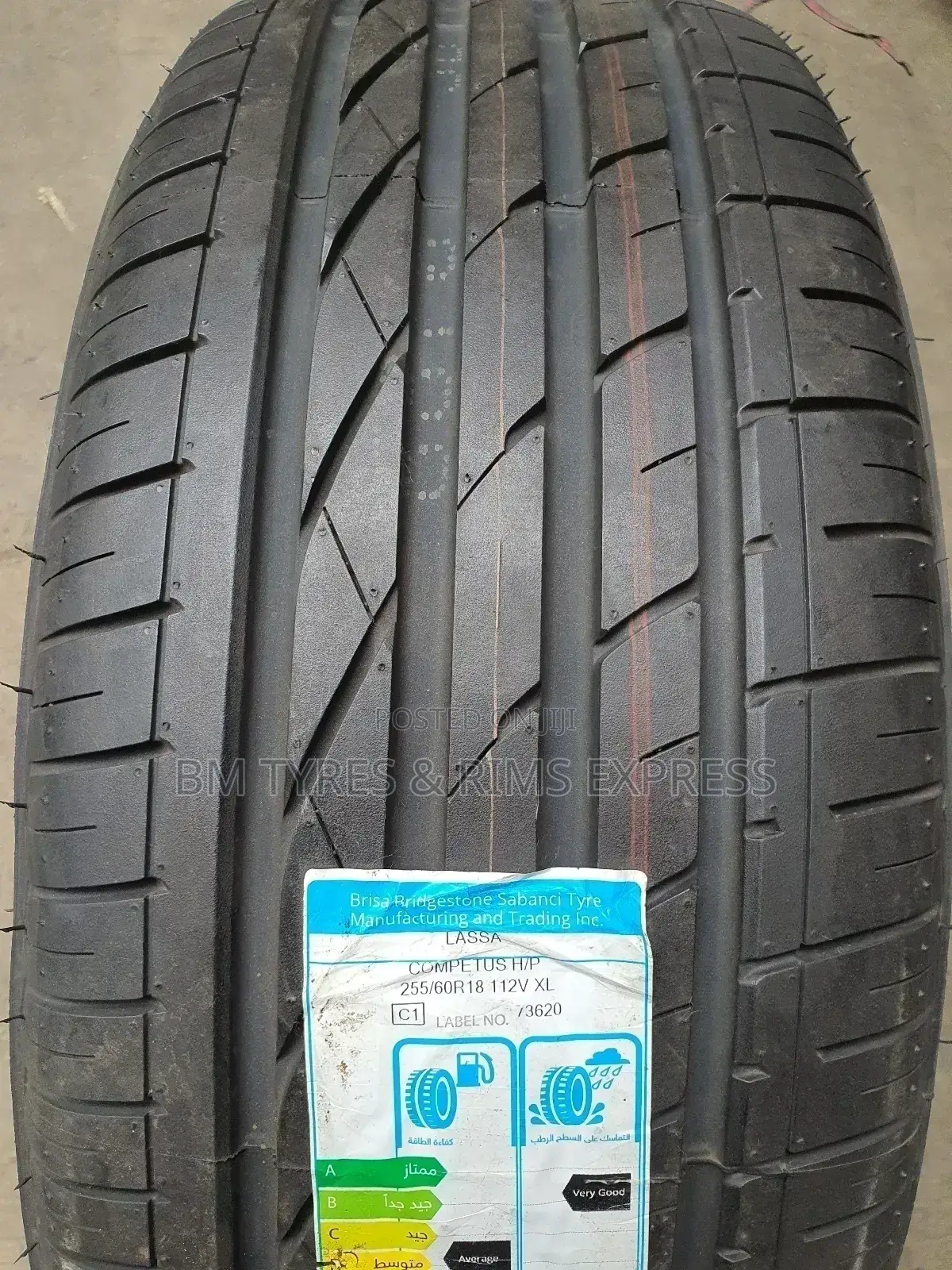 255 /60r18 Lassa Tyres (Turkey)