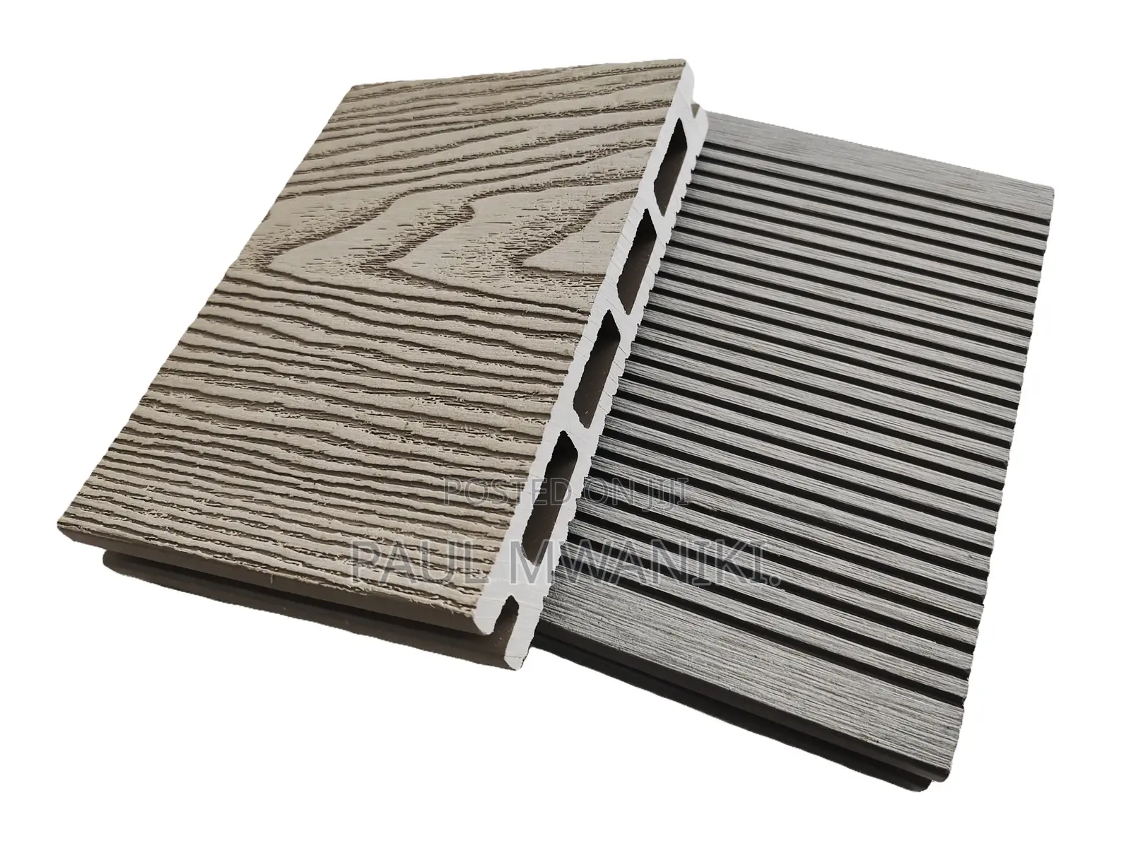 Outdoor Wood Plastic Composite 3D Embossed WPC Flooring