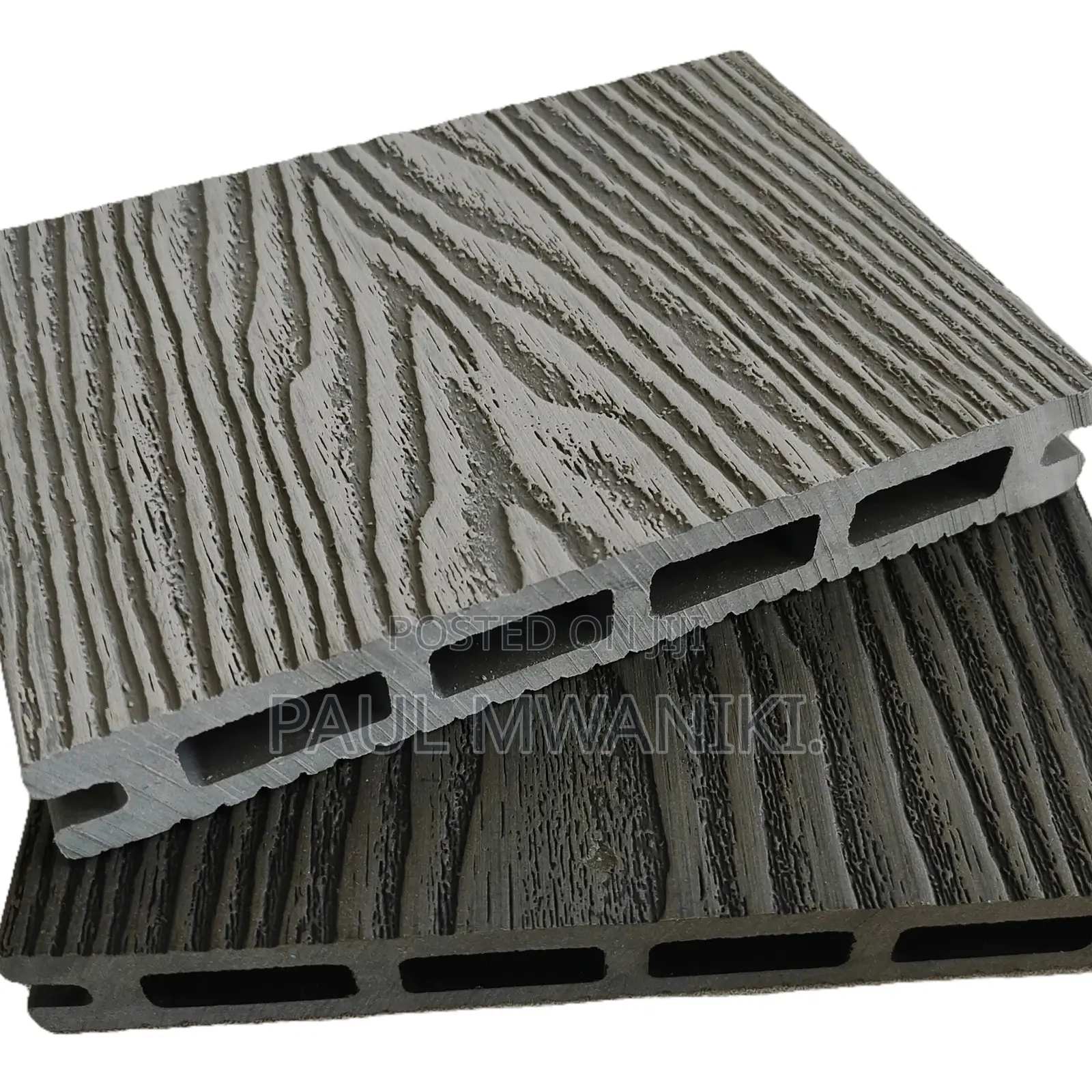 Outdoor Wood Plastic Composite 3D Embossed WPC Flooring