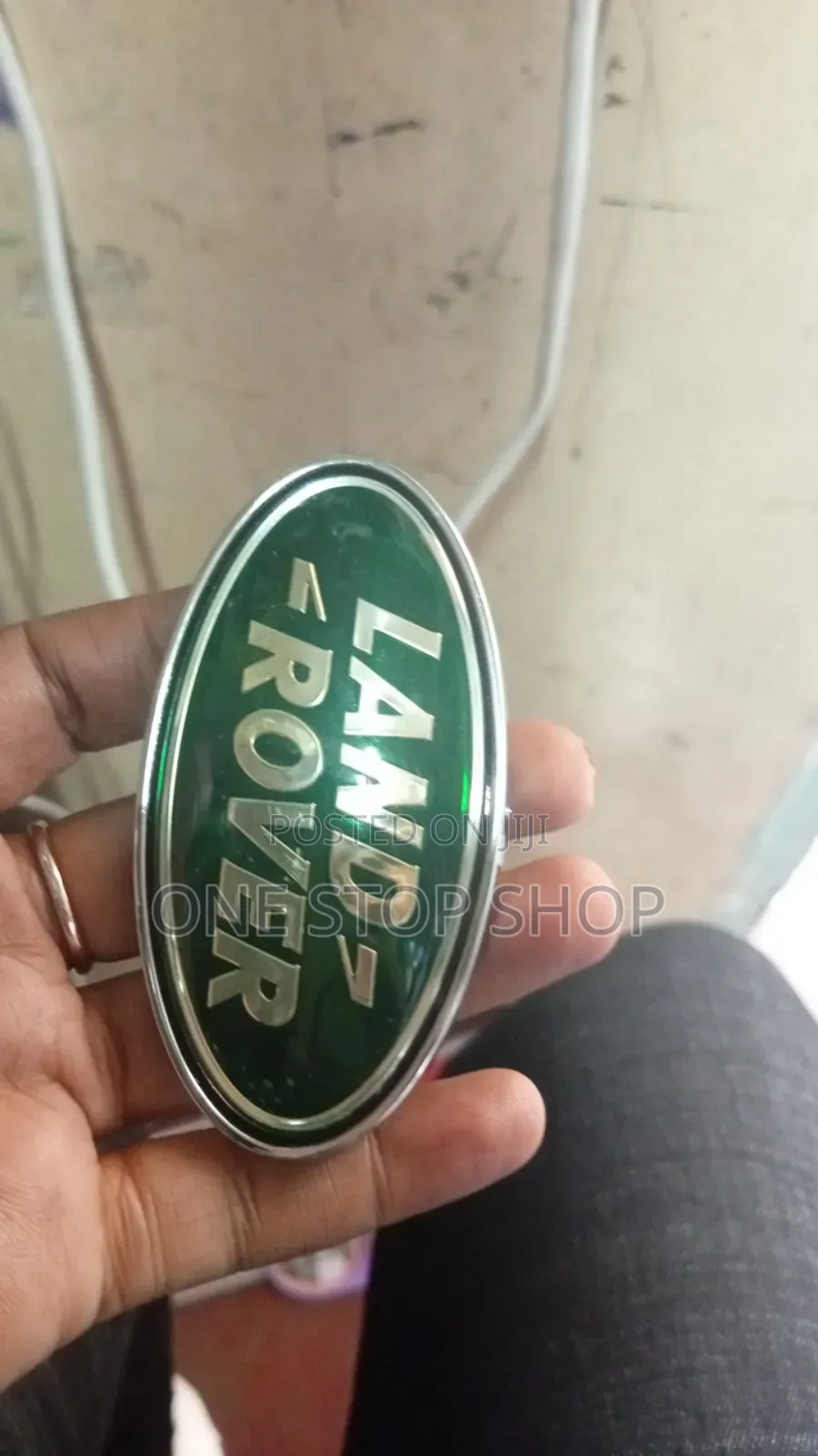 Green Land Rover Badge
