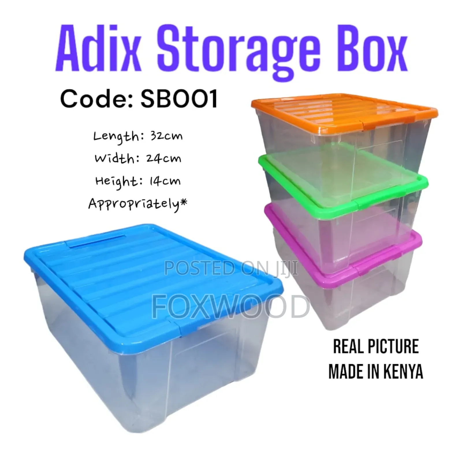 Adix Storage Box (Container) Approx 7ltrs