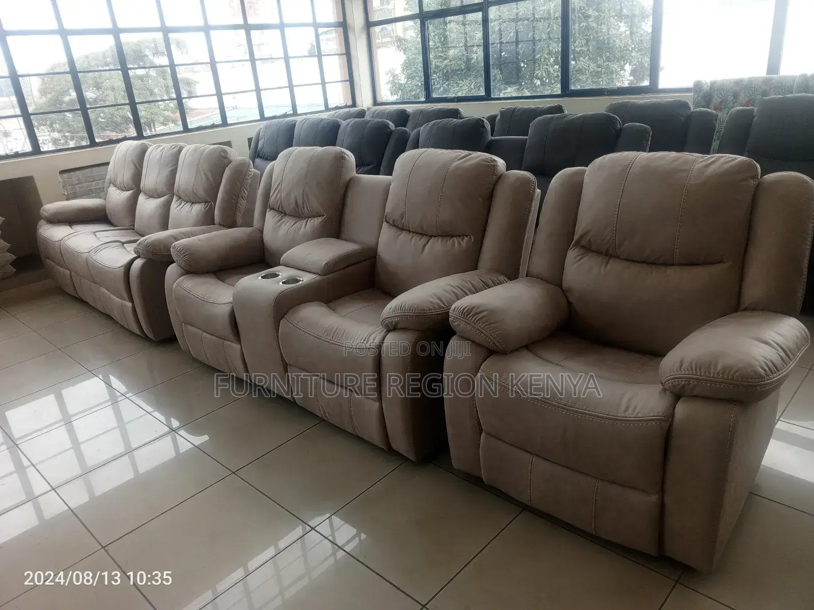 Six Seater Recliner Sofa