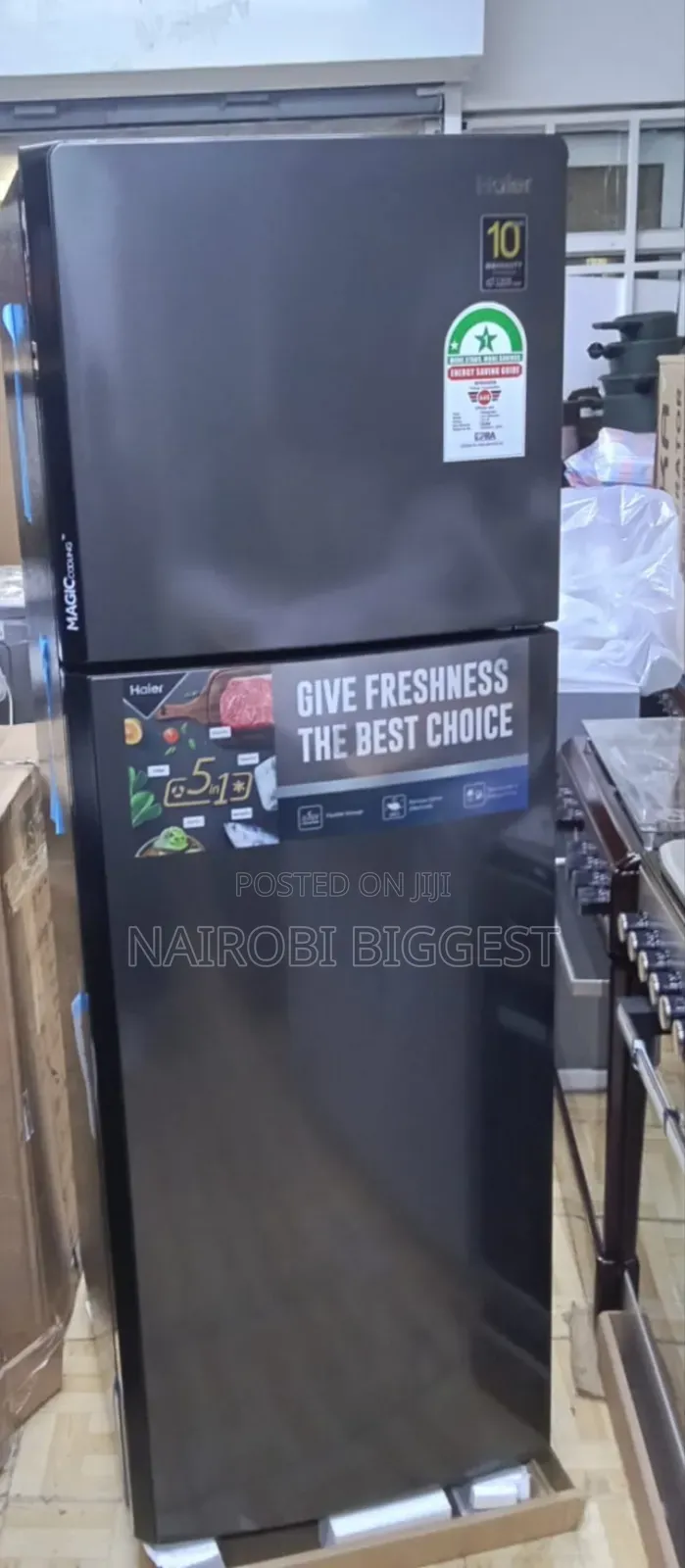 Haier 270L No Frost Double Door Fridge – HRF-298FA(KE)