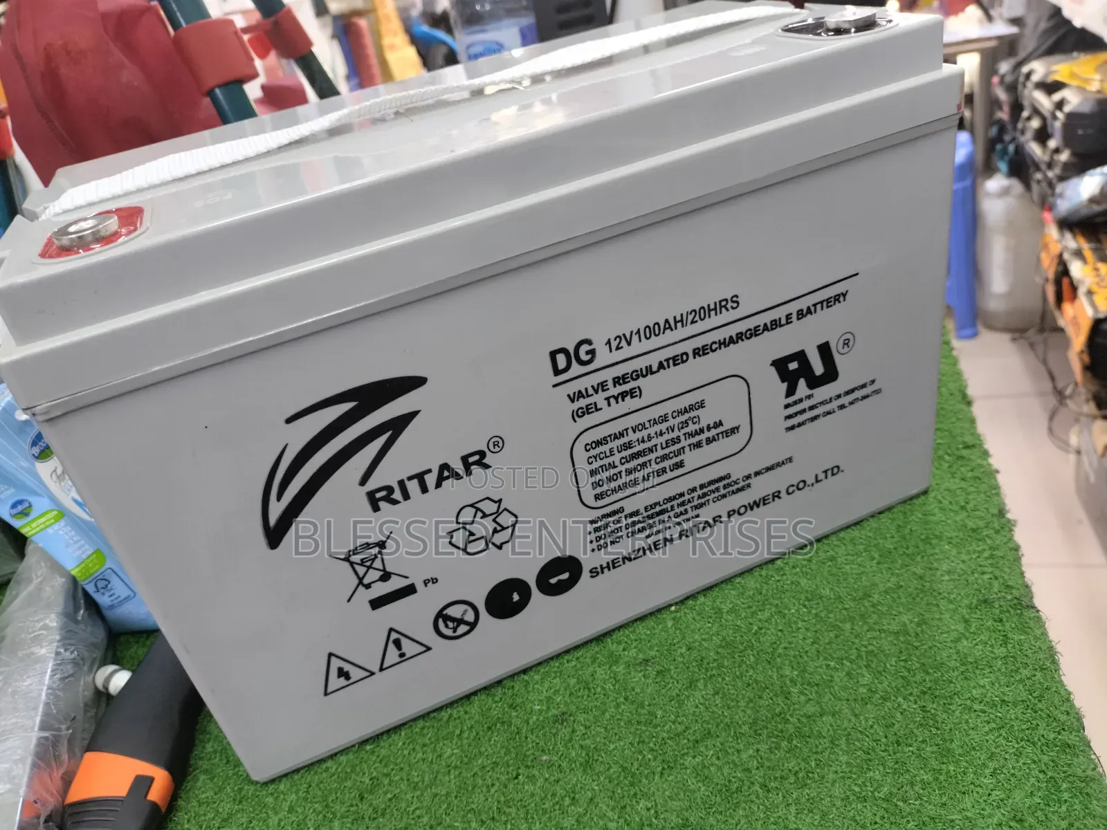 100ah Ritar Solar Battery/ 12v 100ah Ritar Solar Battery