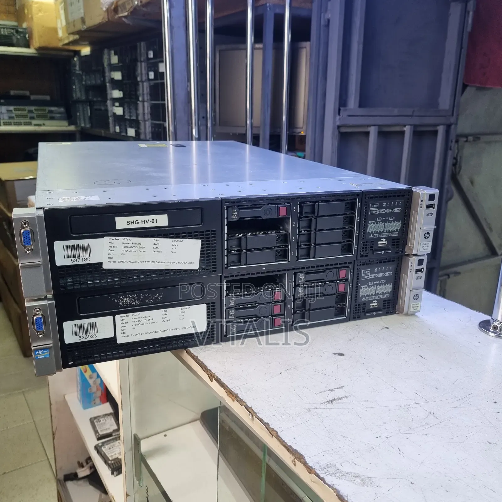 Server HP ProLiant DL380P Gen8 64GB AMD HDD 1T