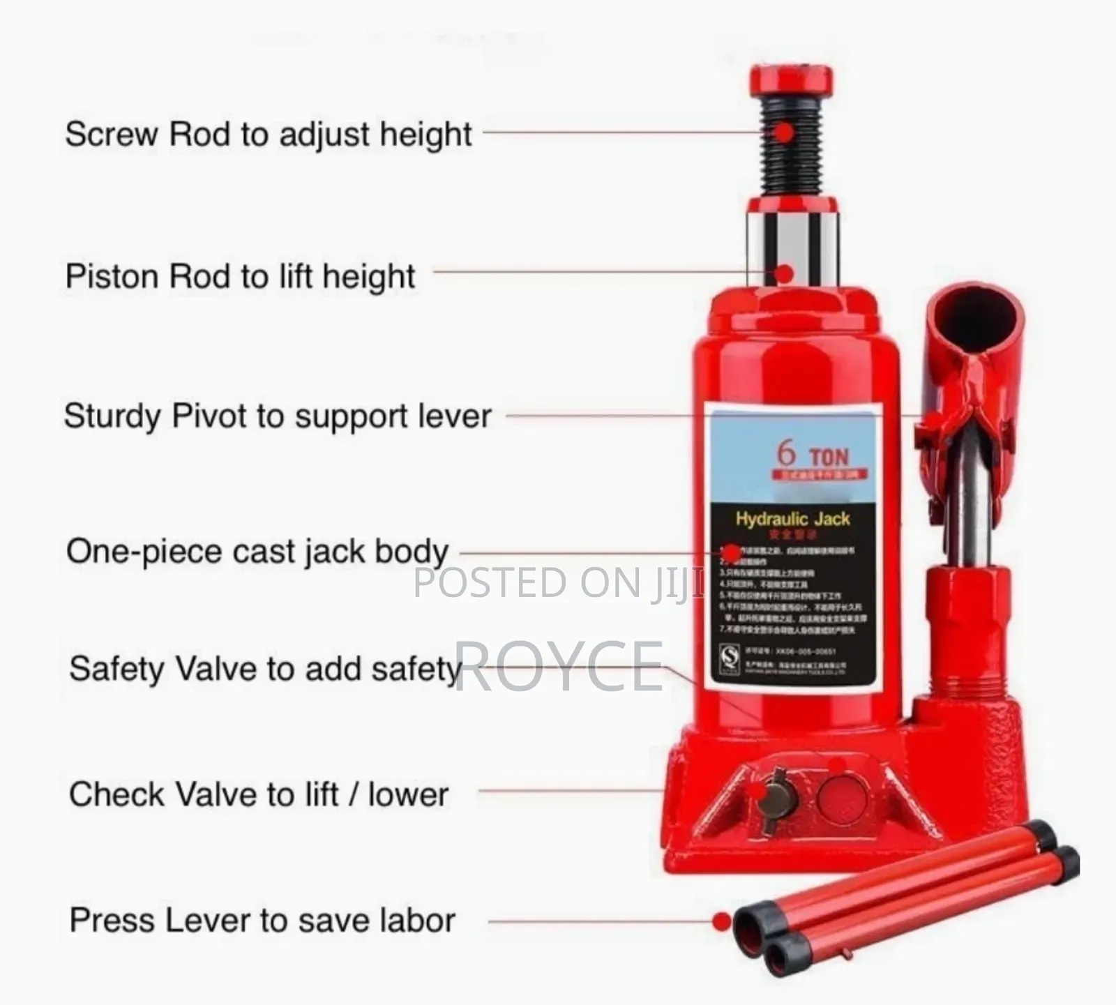 10 Ton Hydraulic Jack