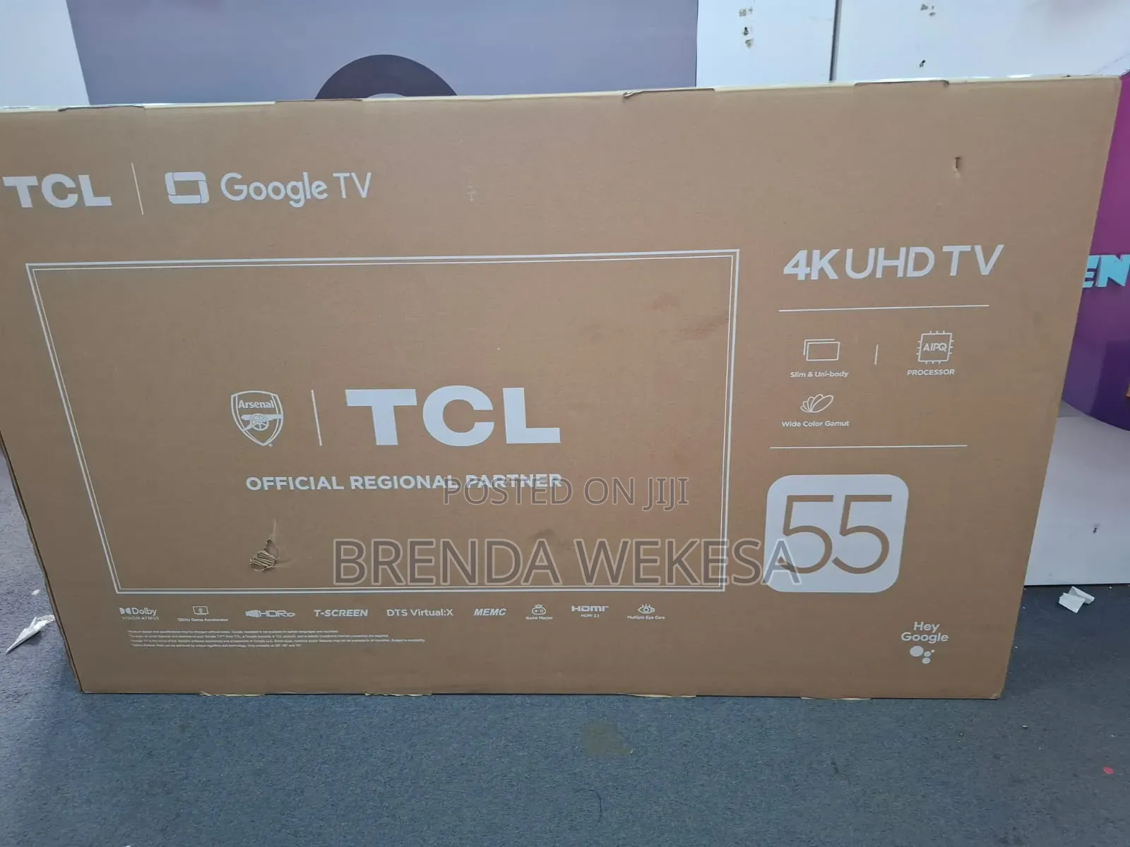 TCL 55 Inch 55p755 Uhd Google Smart Tv | Aipqtm Processor