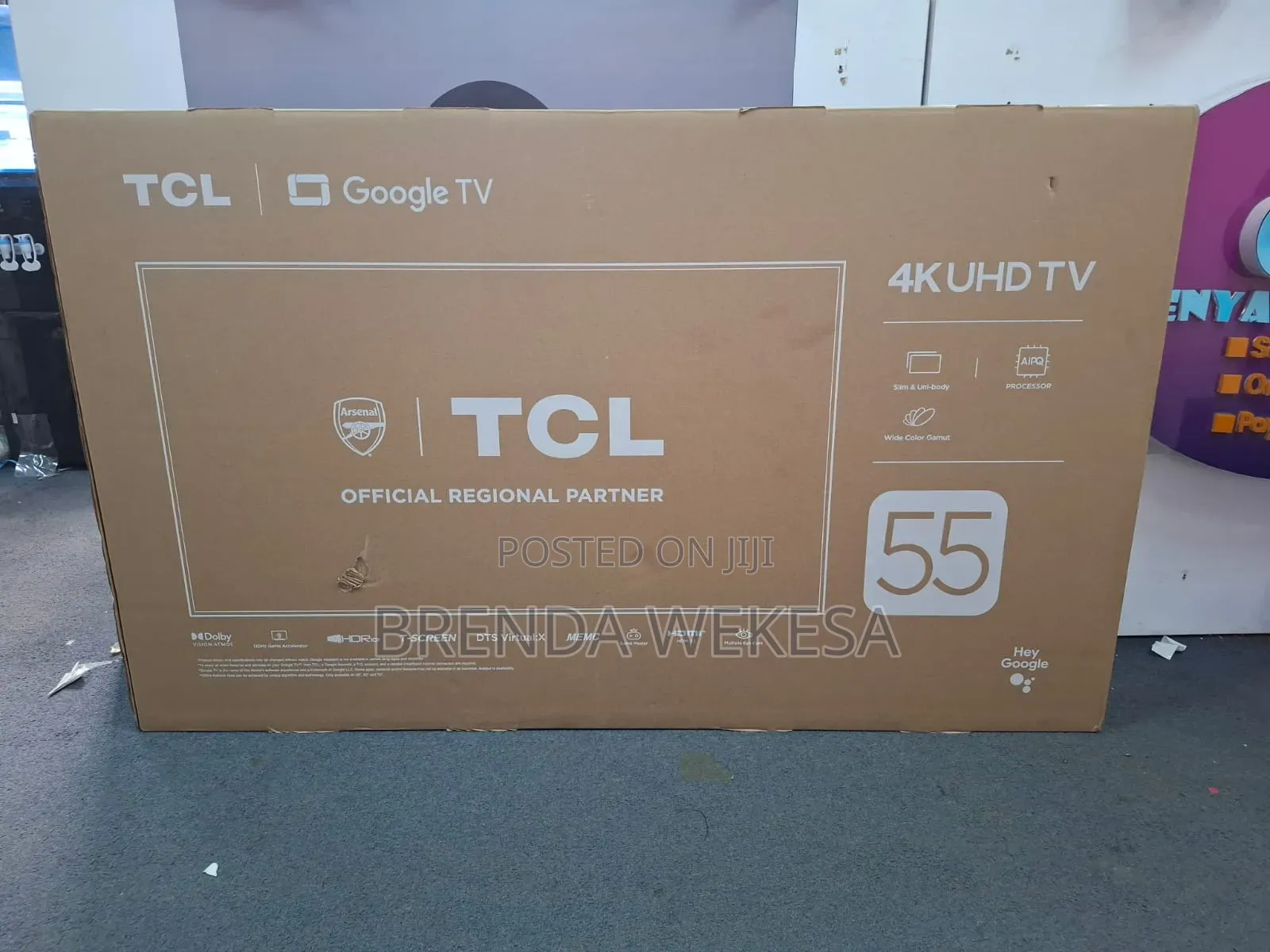 TCL 55 Inch 55p755 Uhd Google Smart Tv | Aipqtm Processor