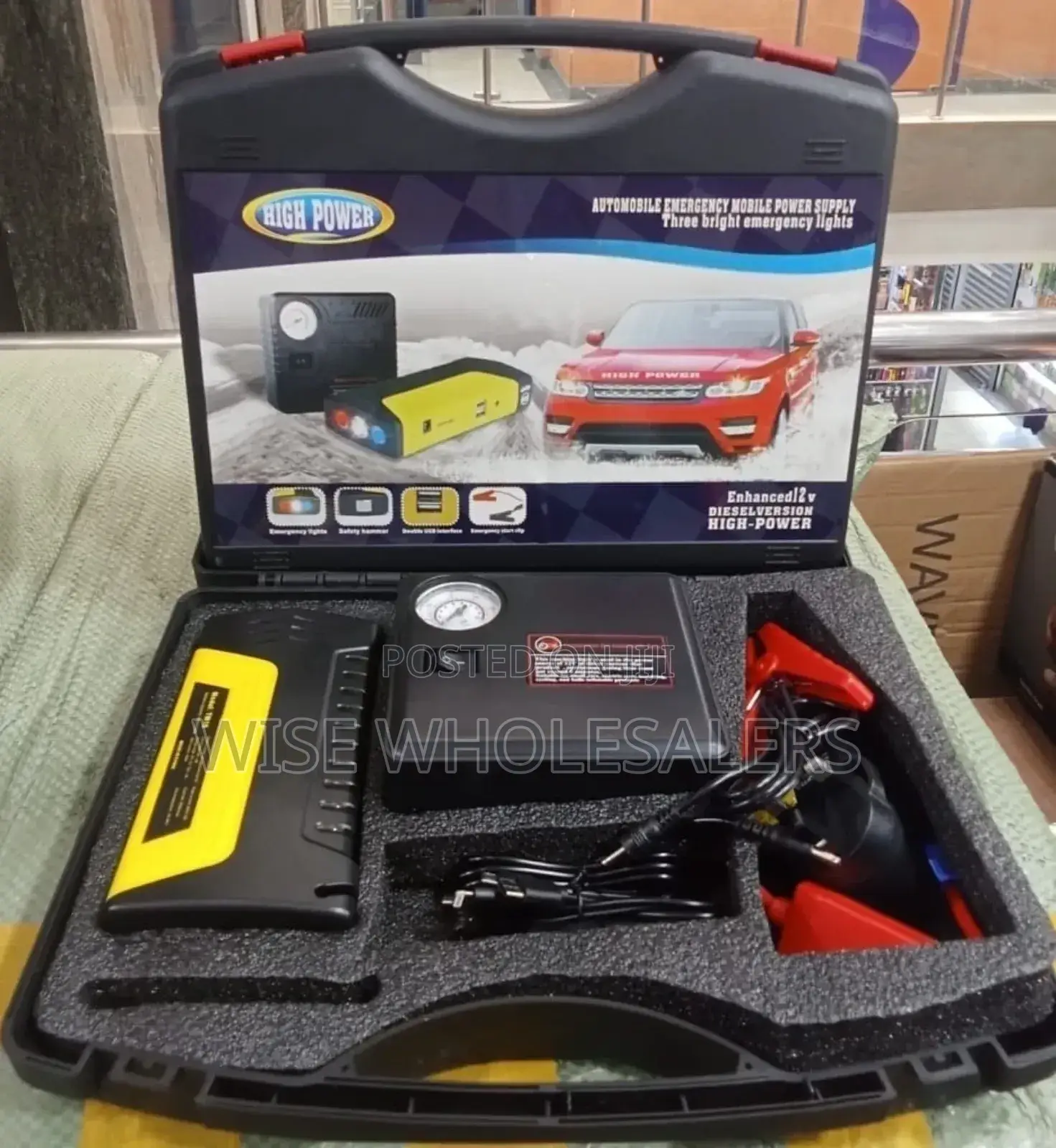 ^ High Power Power Bank Battery Booster Car Jump* Available