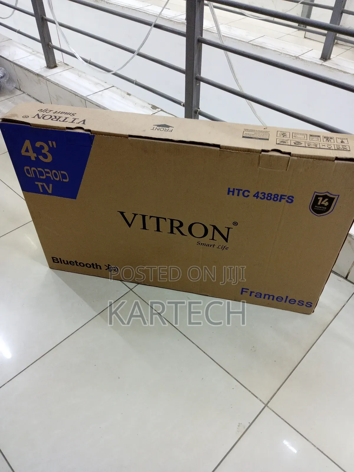 Vitron 43 Inch Smart Android Tv FHD Wi-Fi Enabled, Bluetooth