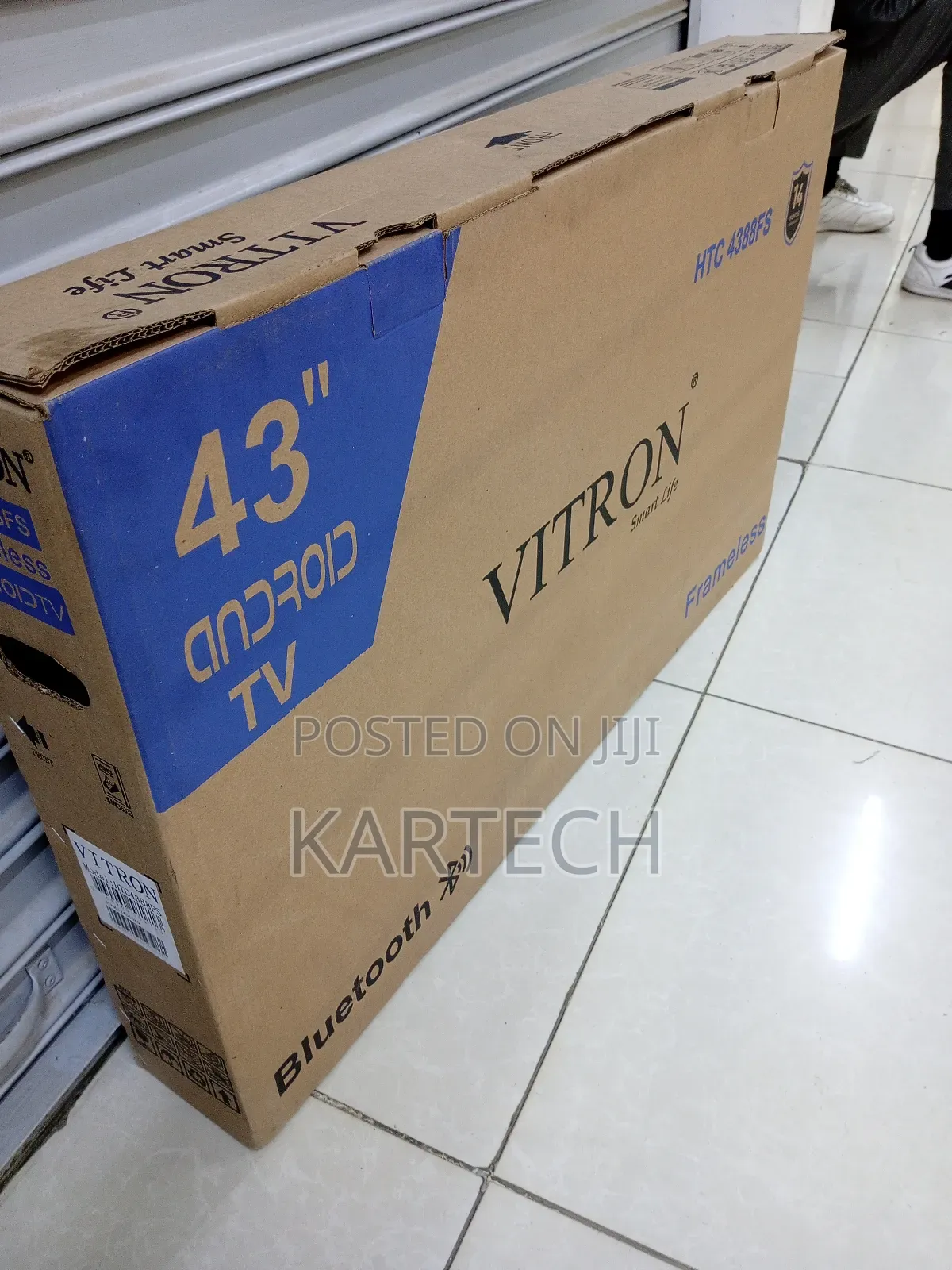 Vitron 43 Inch Smart Android Tv FHD Wi-Fi Enabled, Bluetooth