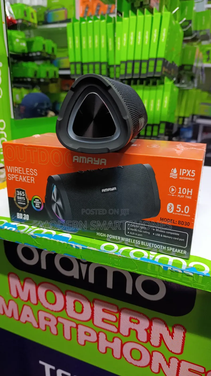Amaya BD30 Wireless Bluetooth Speaker IPX5 Waterproof. TWS