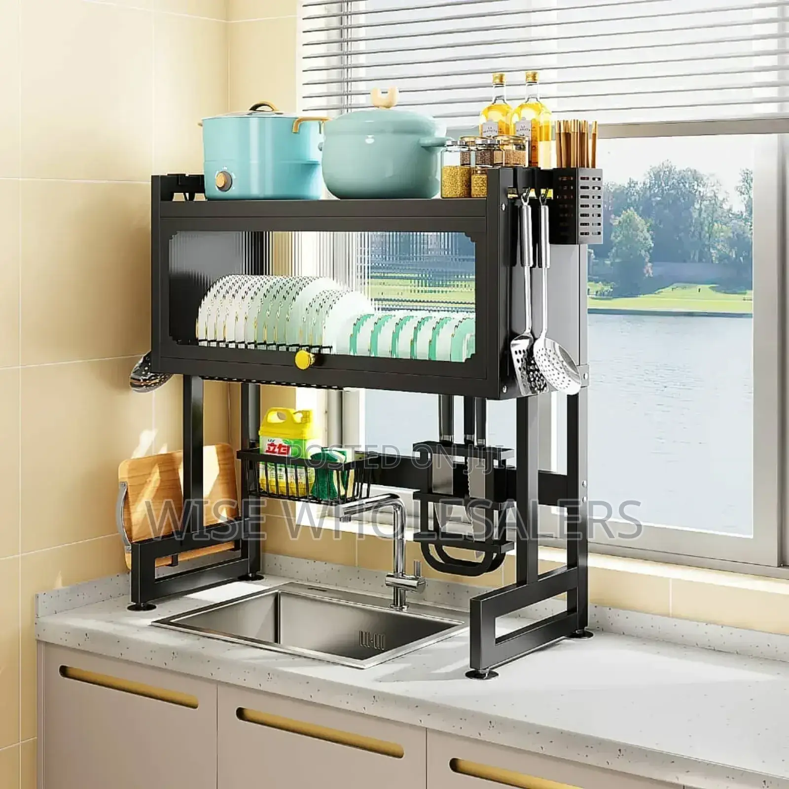 Over the Sink Dish Drainer