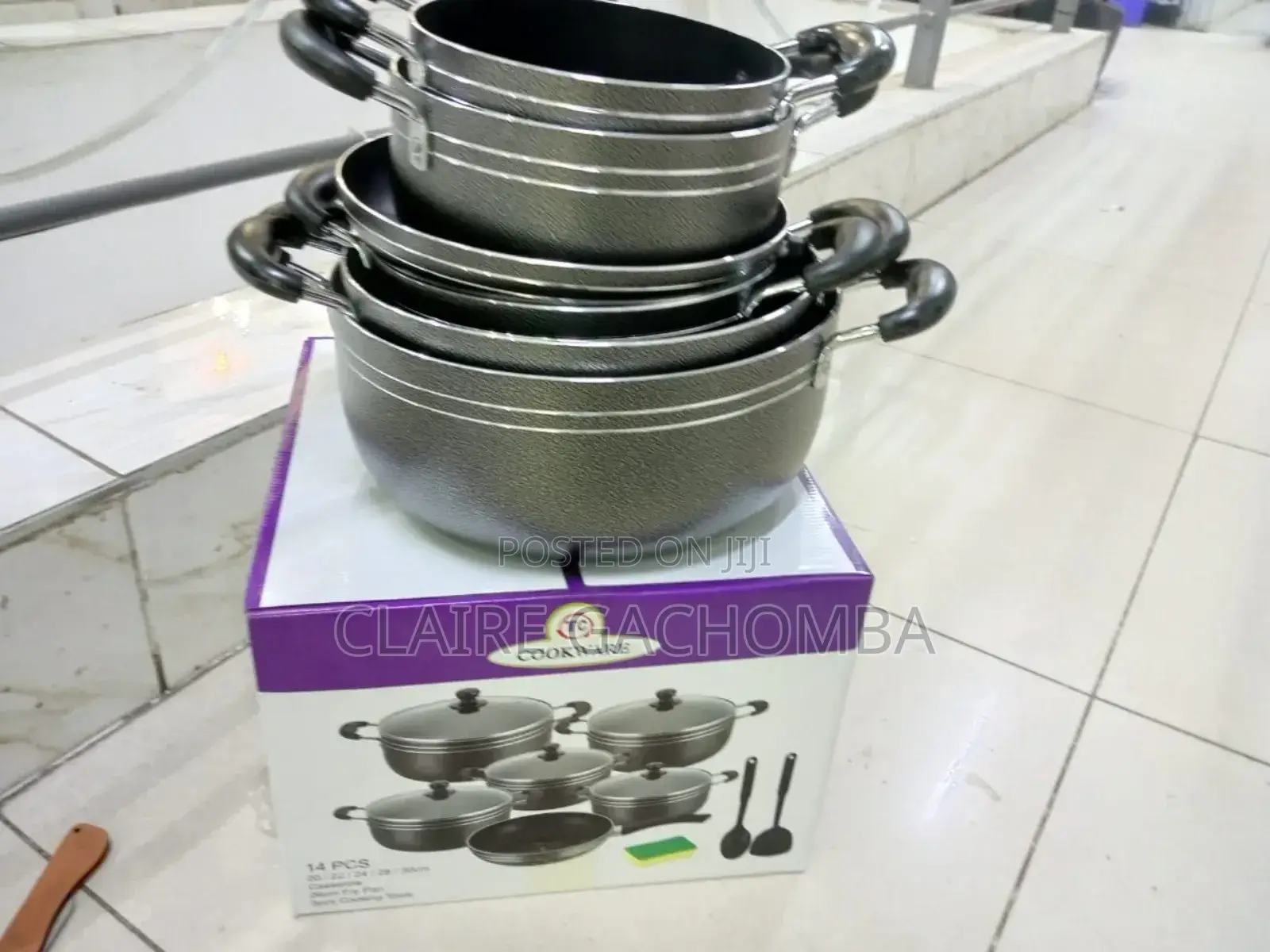 TC Heavy Duty 14 Pieces Nonstick Cookware Sufurias Set