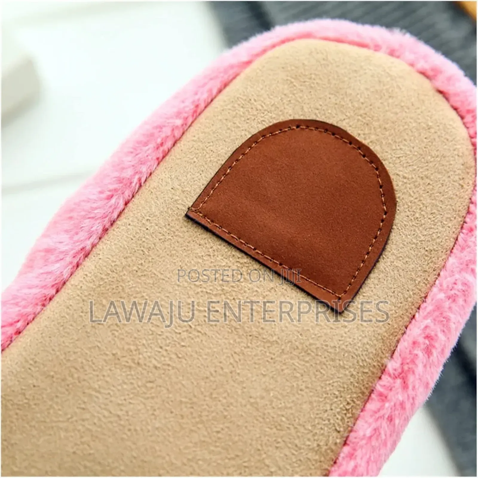 Pink Fur Indoor Shoes