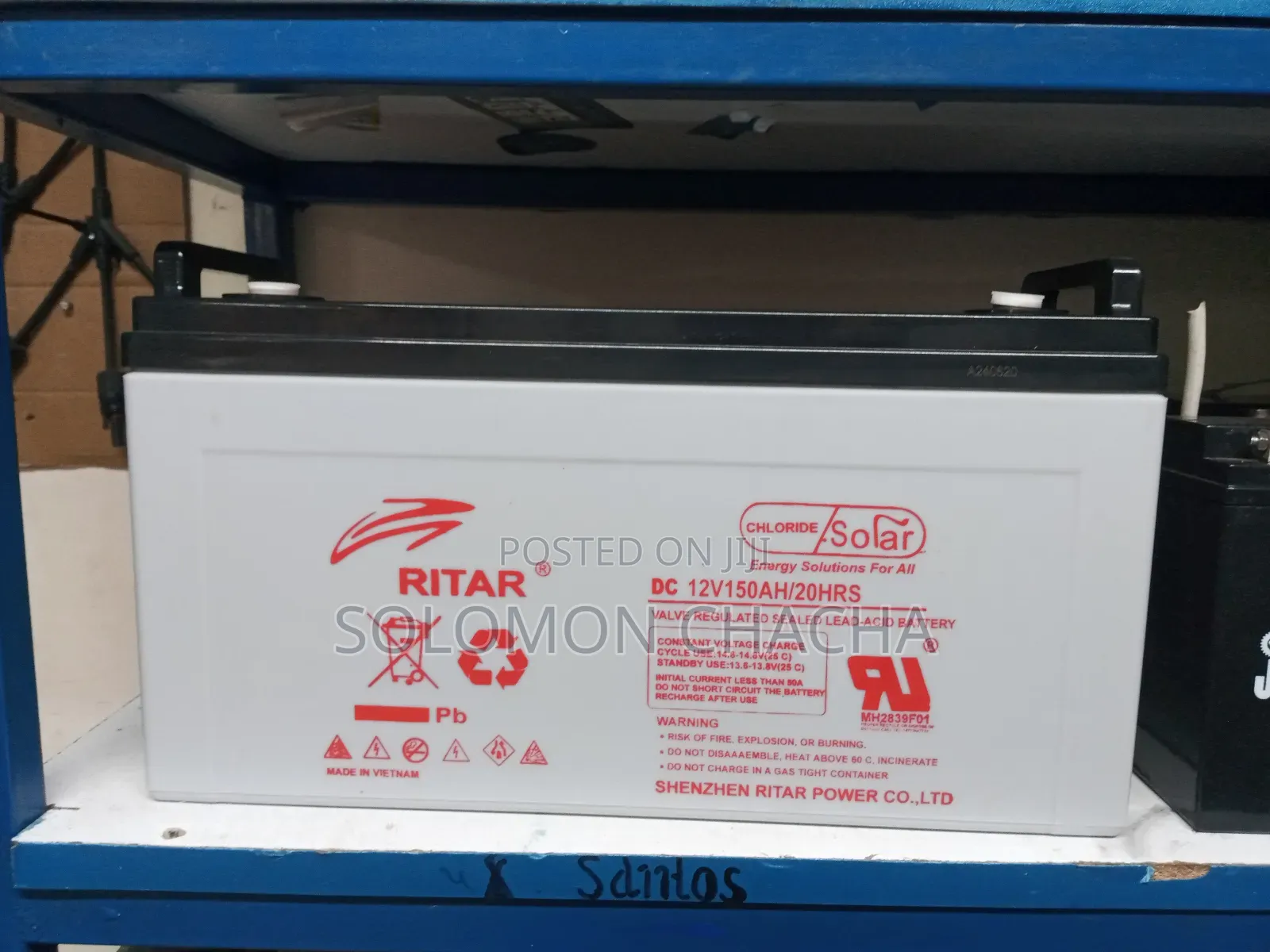 Quality Ritar 12V 150AH 20 HRS Solar Battery