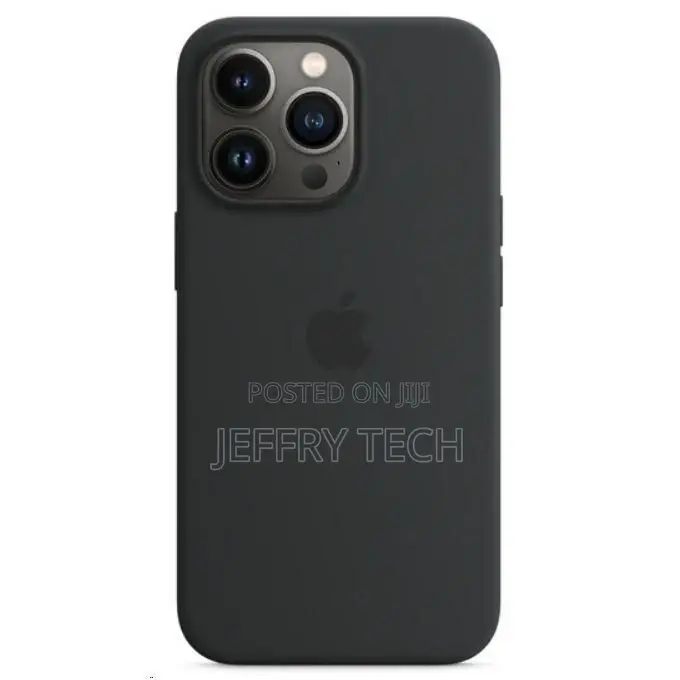 Silicone Protective Case for iPhone 13 Pro Max - BLACK