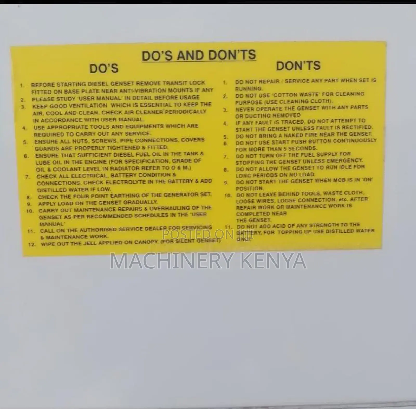 30kva Ex Uk Kirlosker Power Generator