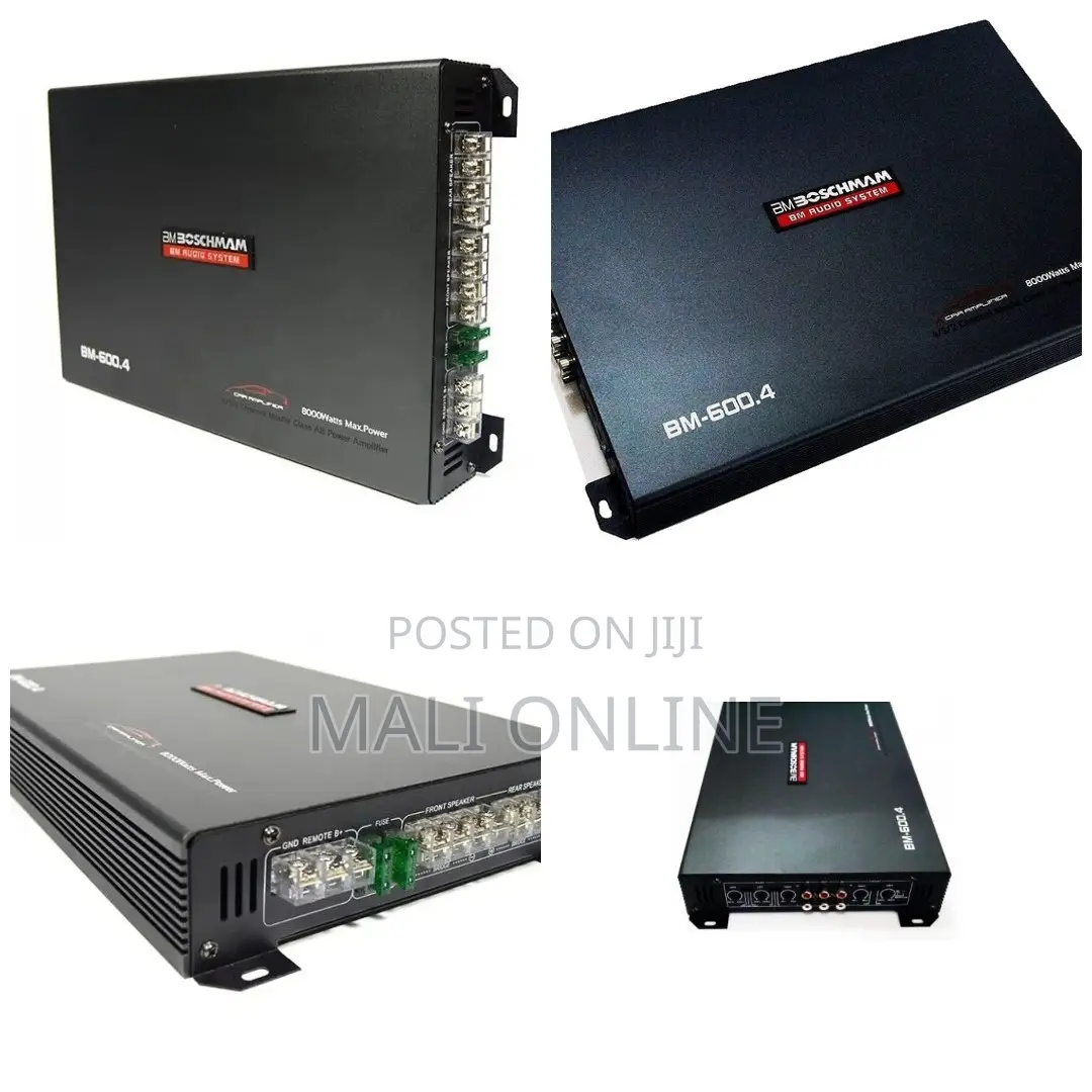 4-Channel High Power Car Amplifier 8000W Boschmann BM-600.4