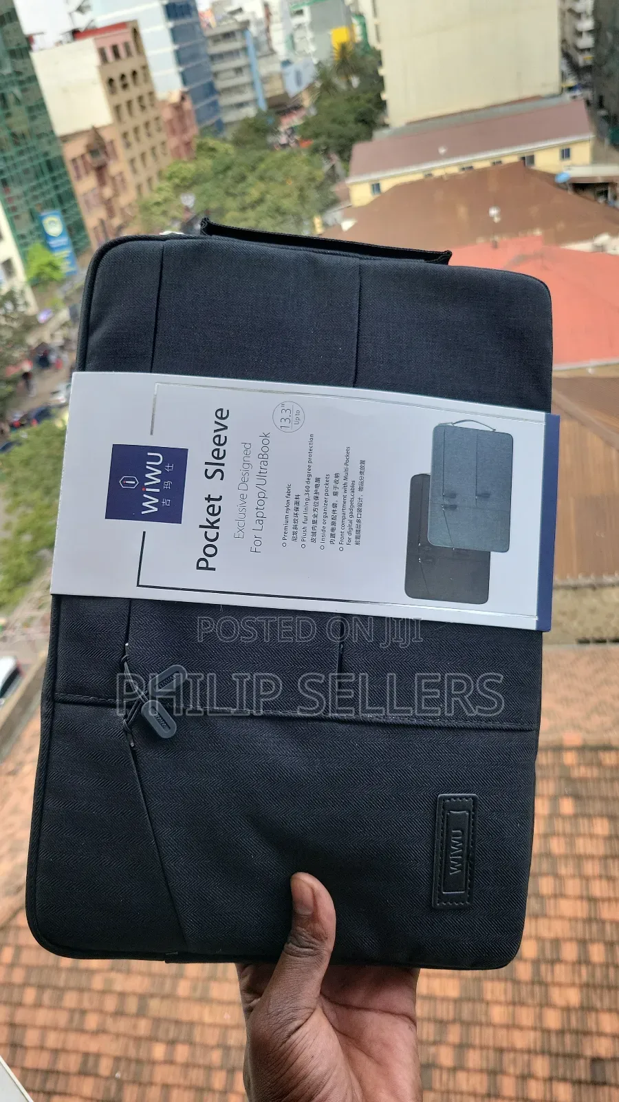 Wiwu Pocket Sleeve Exclusive Designed Laptop Bag 13.3 Inch