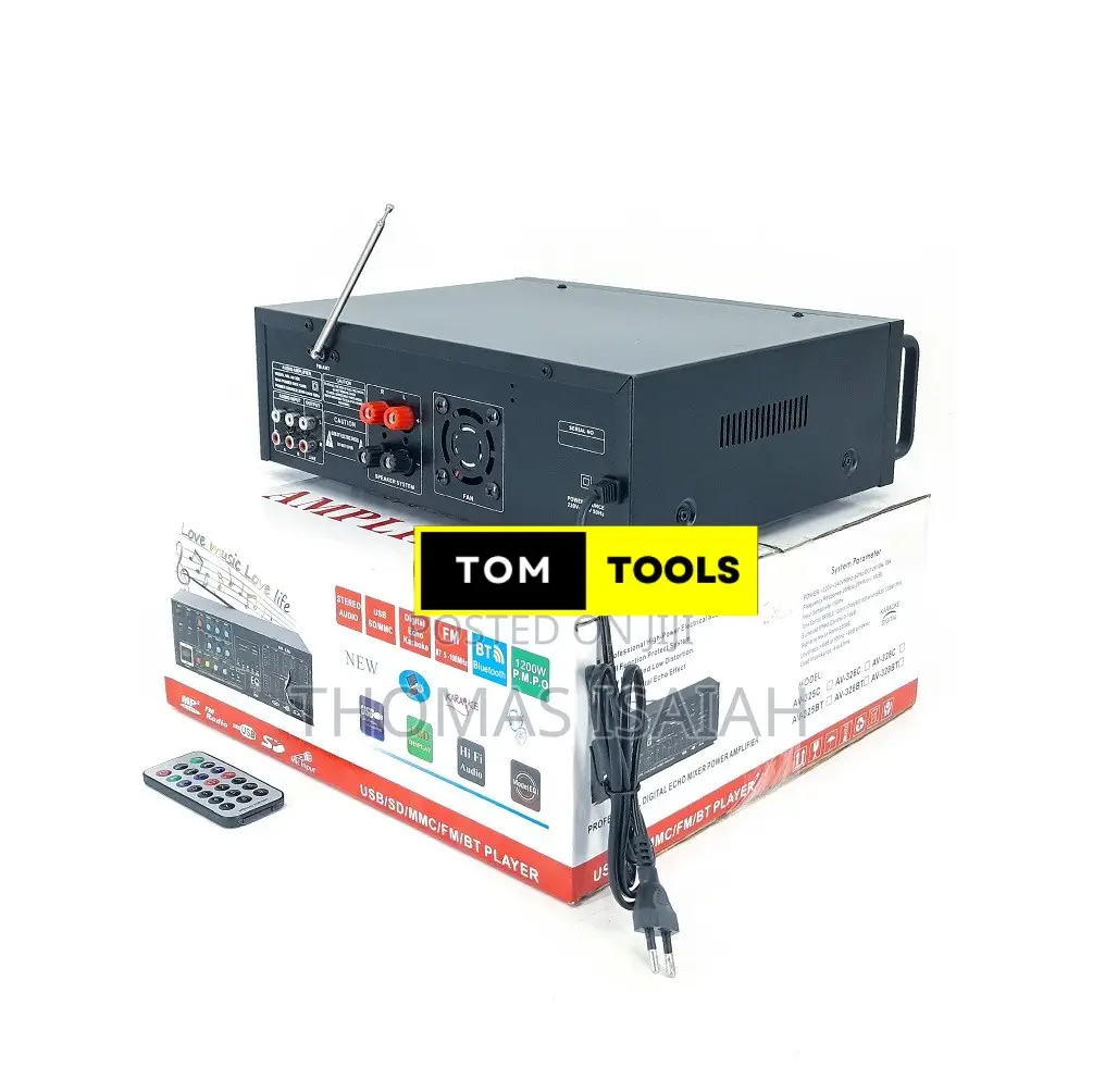 AV G12 Four Mic Input Bluetooth Stereo Audio Amplifier