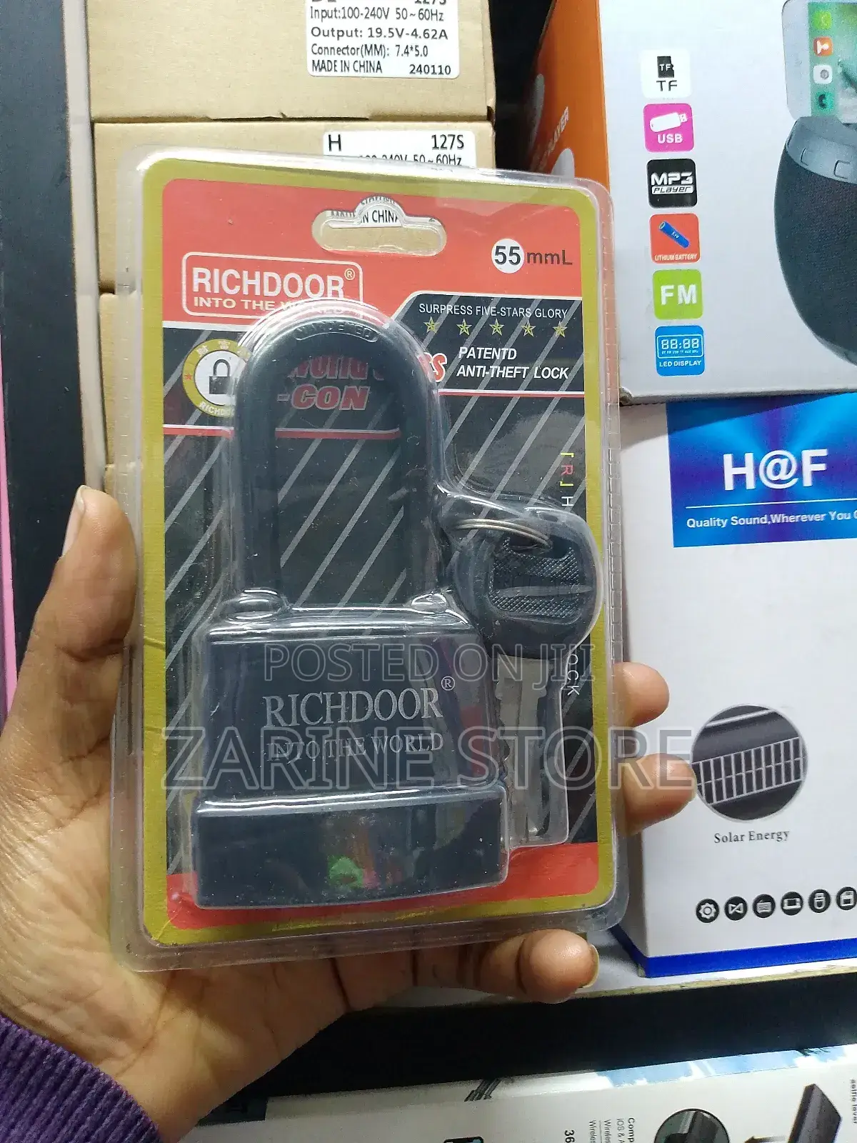 Padlock With Anti Theft Lock and 3 Keys