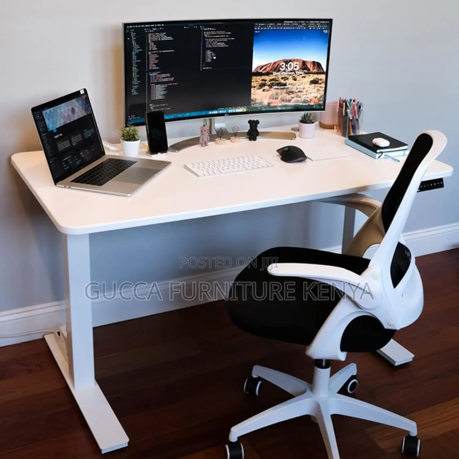 Height Adjustable Standing Desk Single Motor