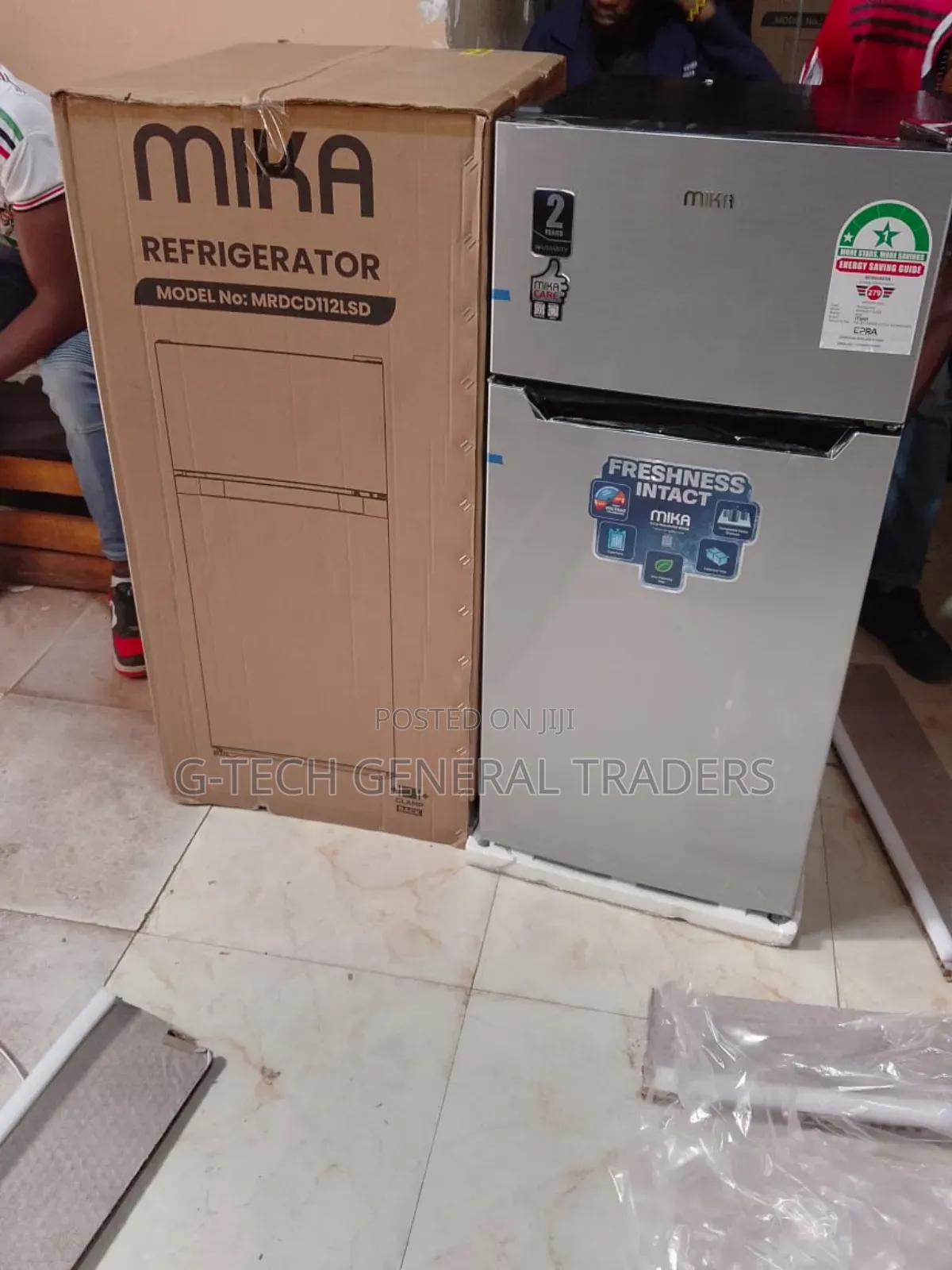 Refrigerator!Mika 112l Double Door Direct Fridge