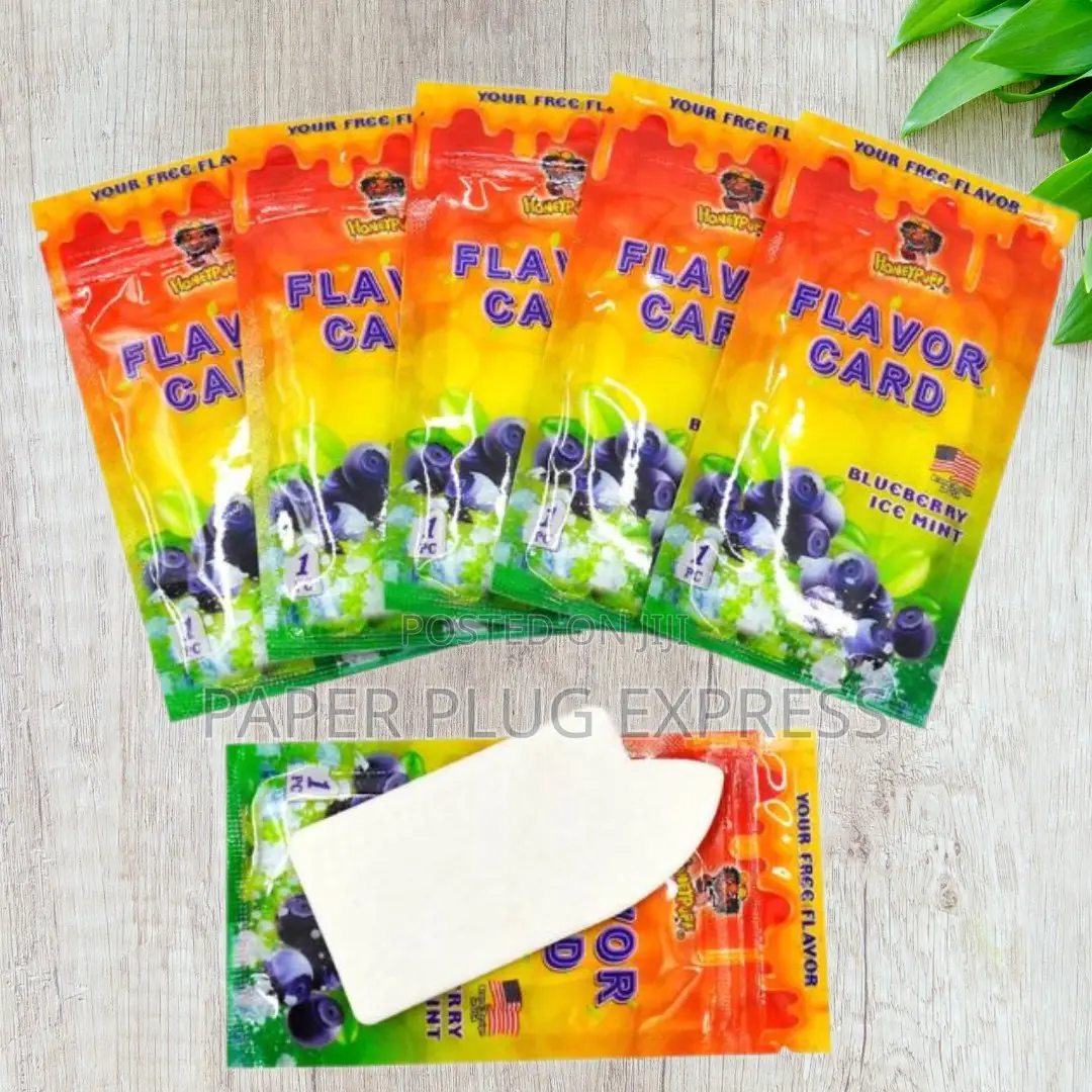 Honeypuff Blueberry Ice Mint Flavour Cards Insert Infusion