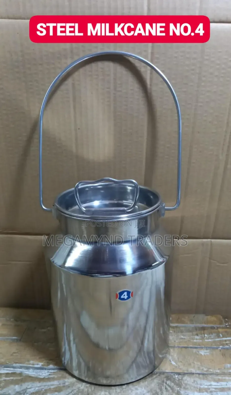 4L Stainless Milkcan/Milk Jerrican Storage